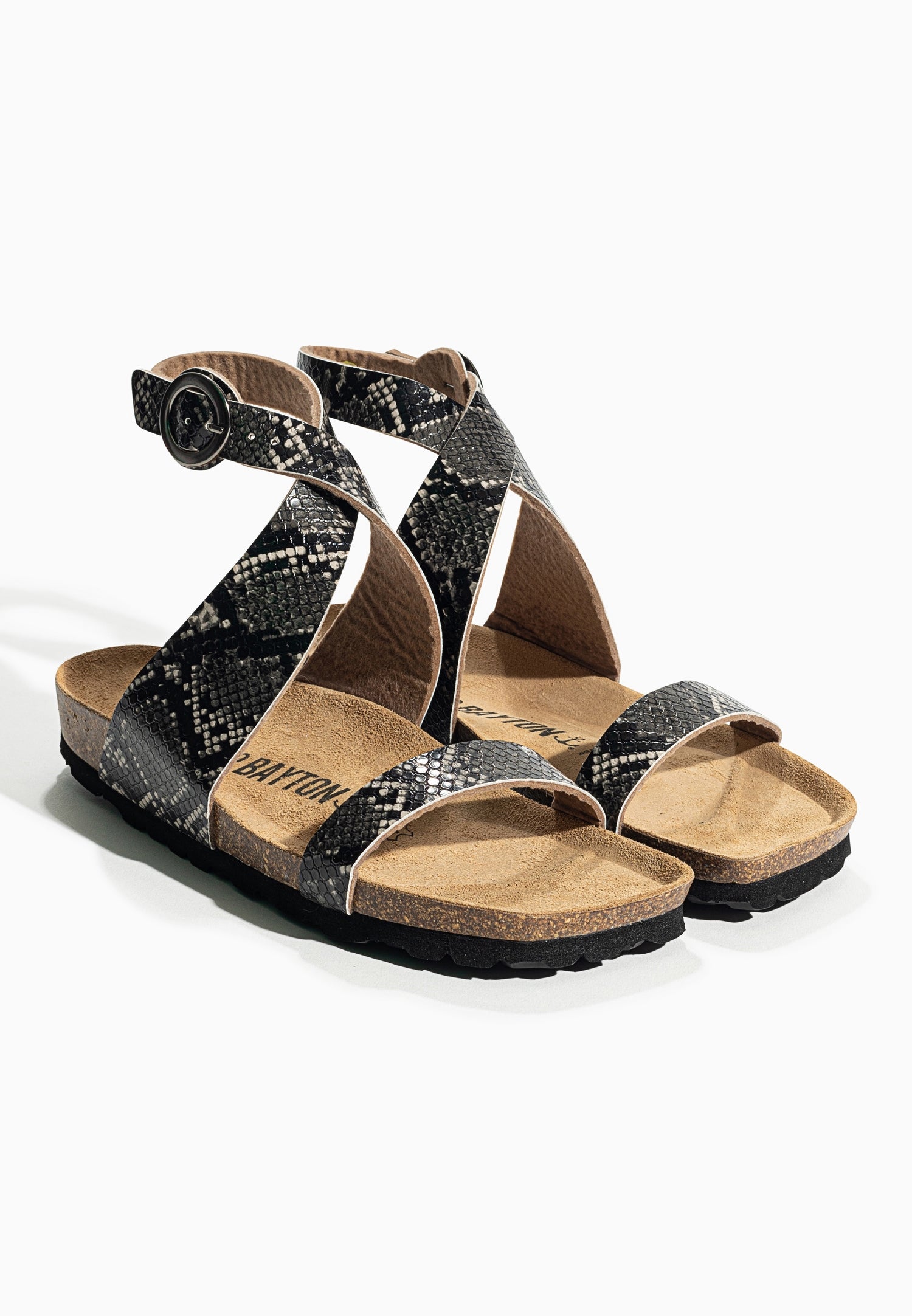 Goelette Python Multi-Strap Sandals