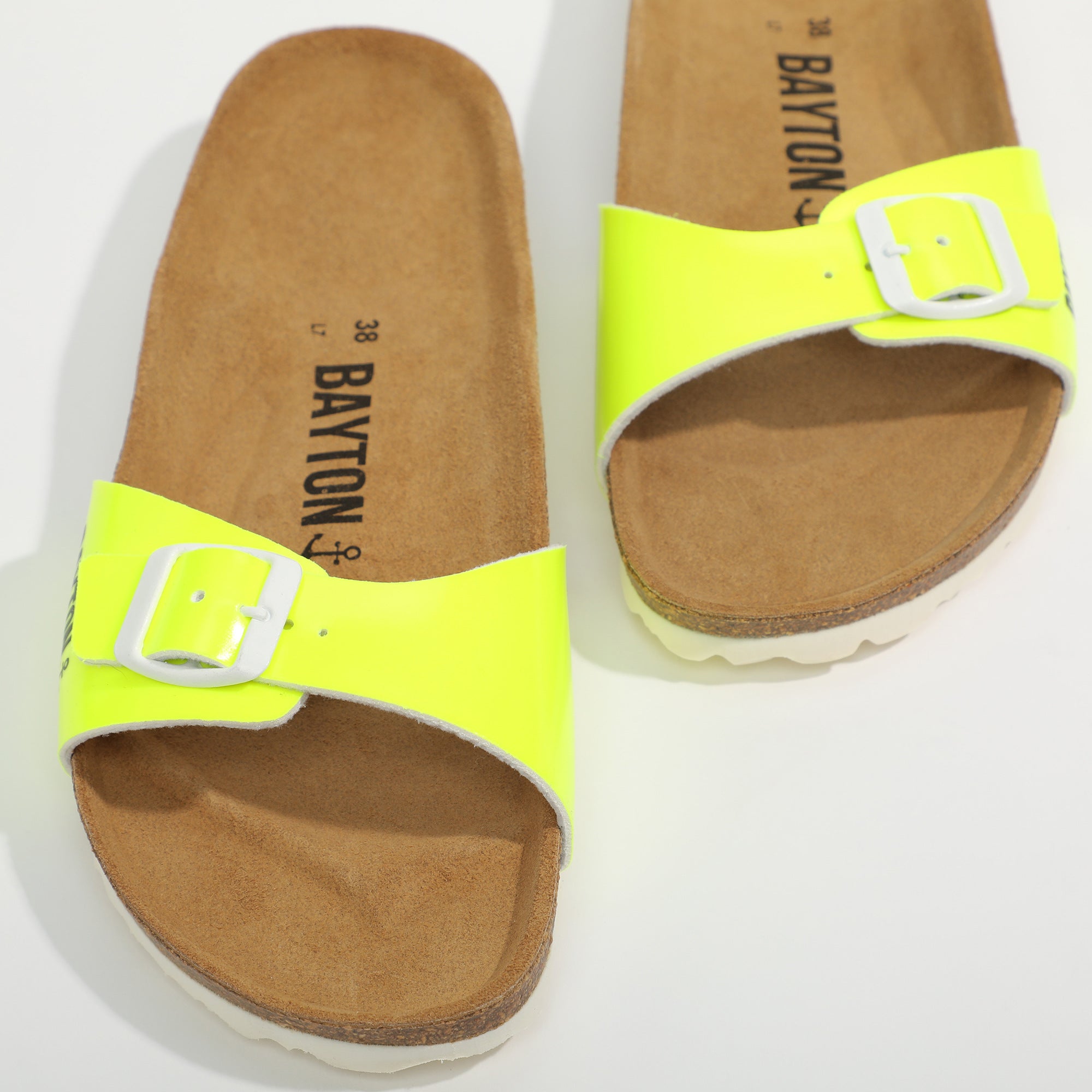 Sandales Zephyr Jaune fluo