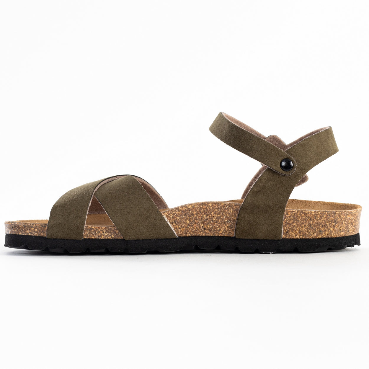 Vallado Green Multi-Strap Sandals