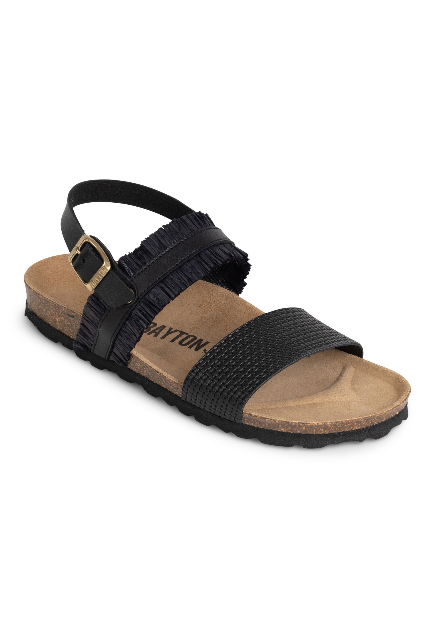 Sandalias Romane Multitiras Negro