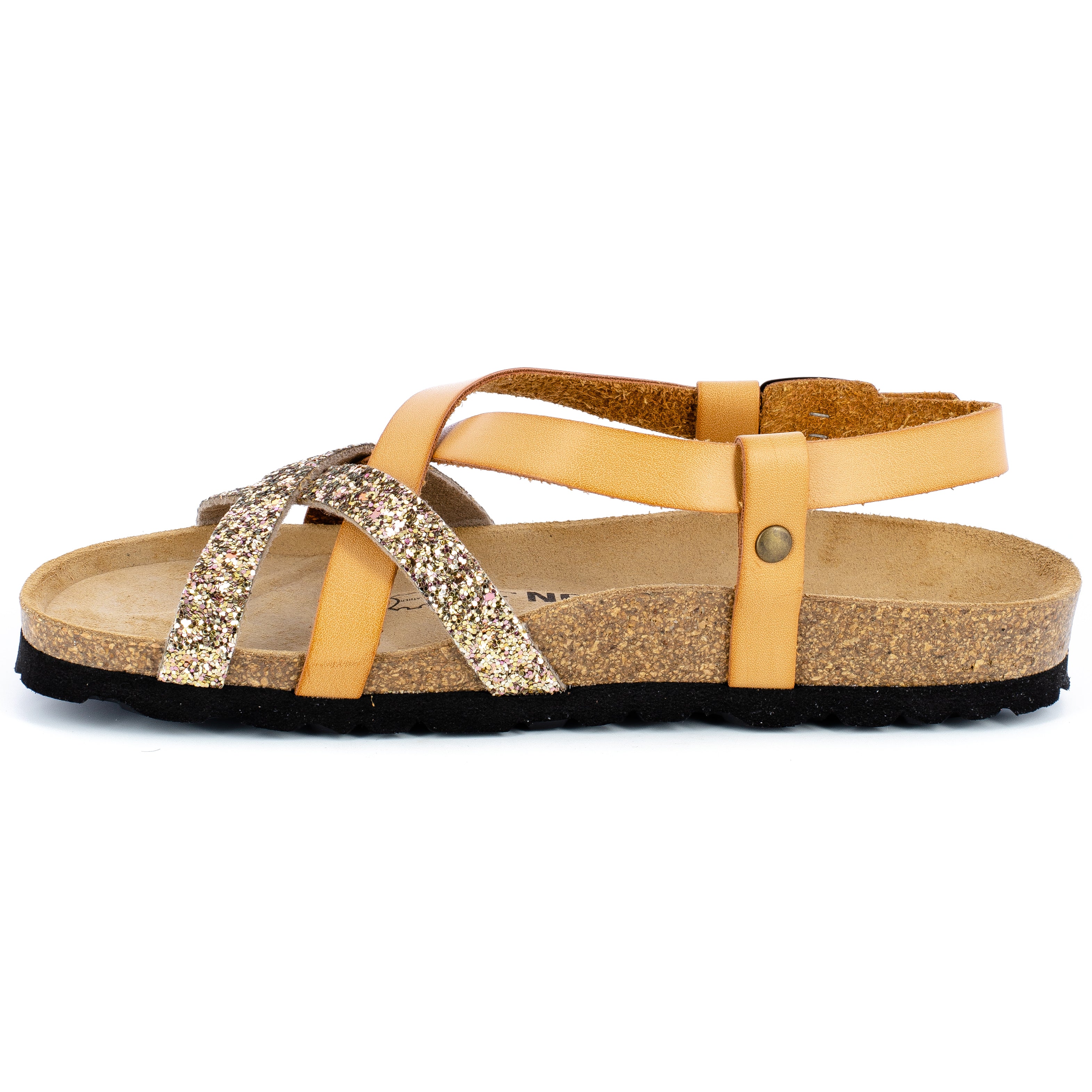 Kari Camel Multi-Strap Sandals