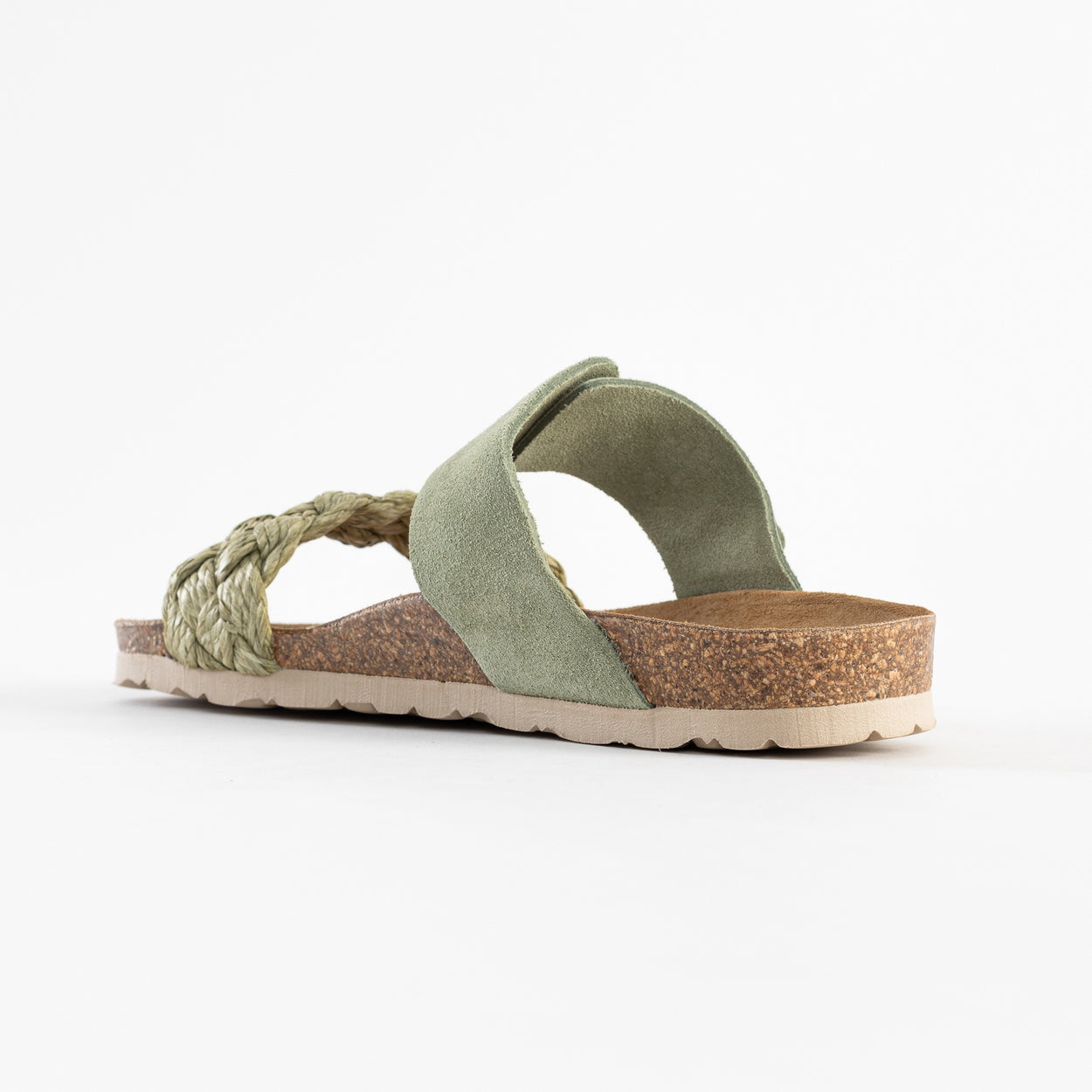 Carina Green 2 Strap Sandals