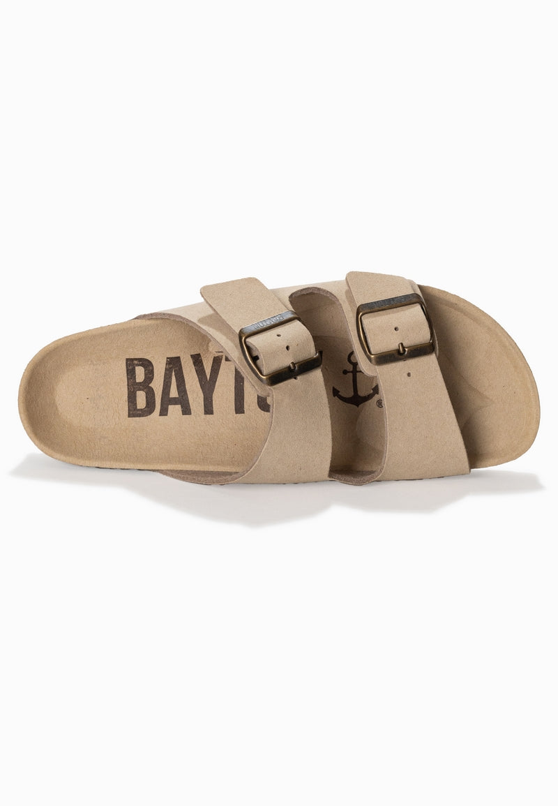 Atlas Beige 2 Strap Sandals