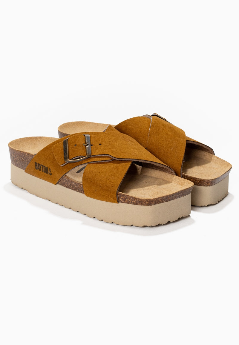 Ajax Camel Platform Sandals