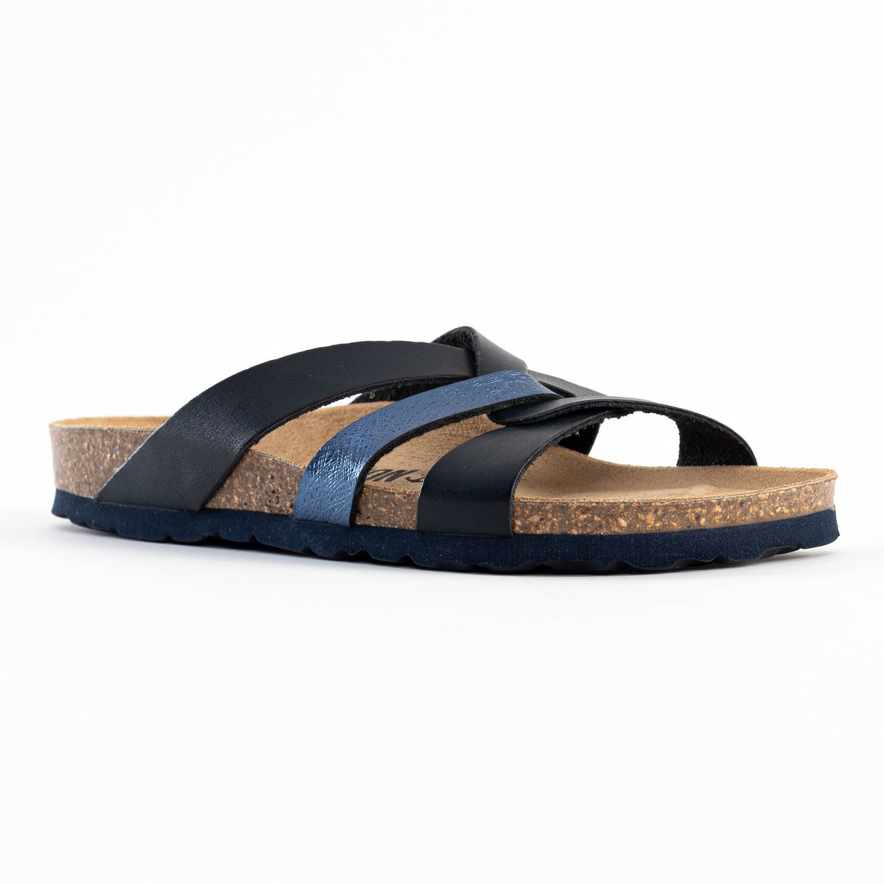 Sandales Santander Bleu Marine Multi-Brides