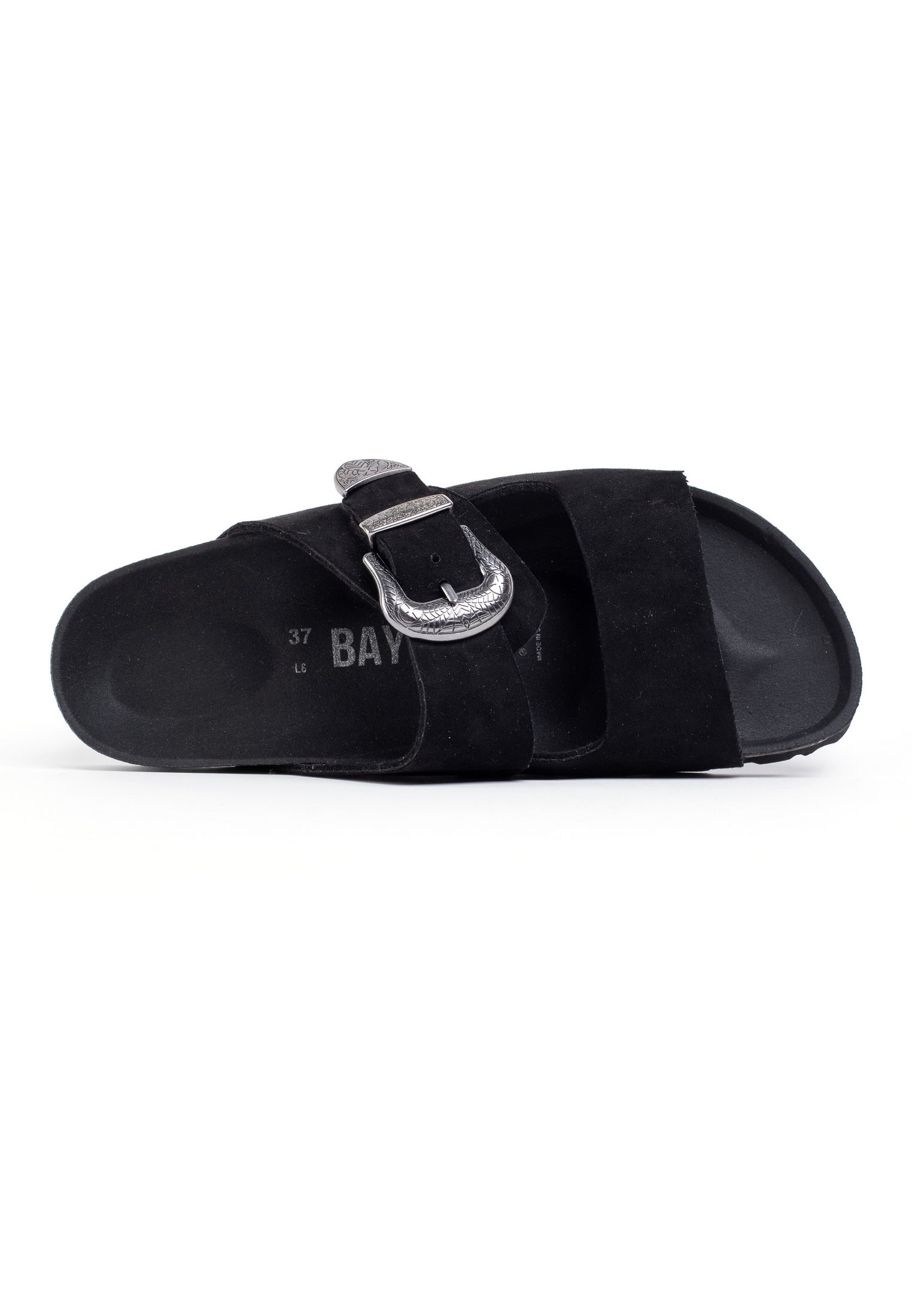 Sandalias Attila 2 Correas Negro