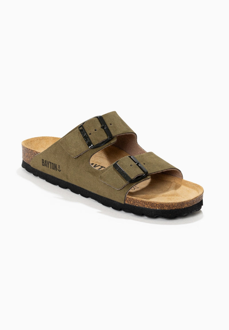 Atlas Khaki 2 Strap Sandals