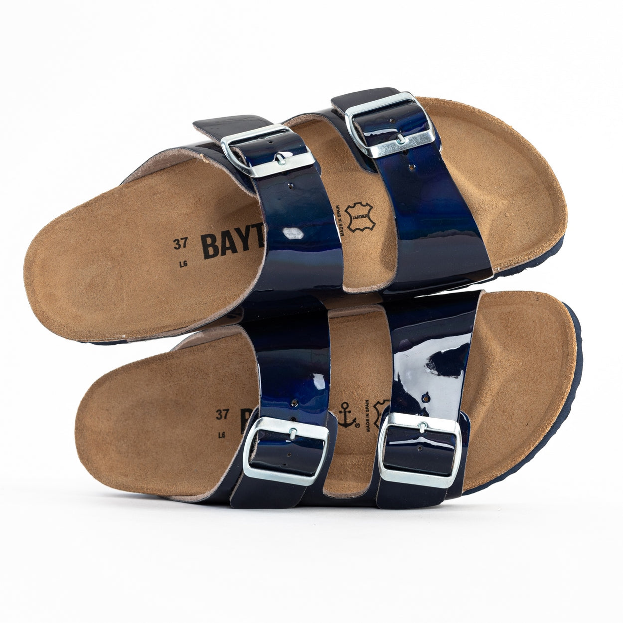 Sandales 2 Brides Atlas Bleu Marine