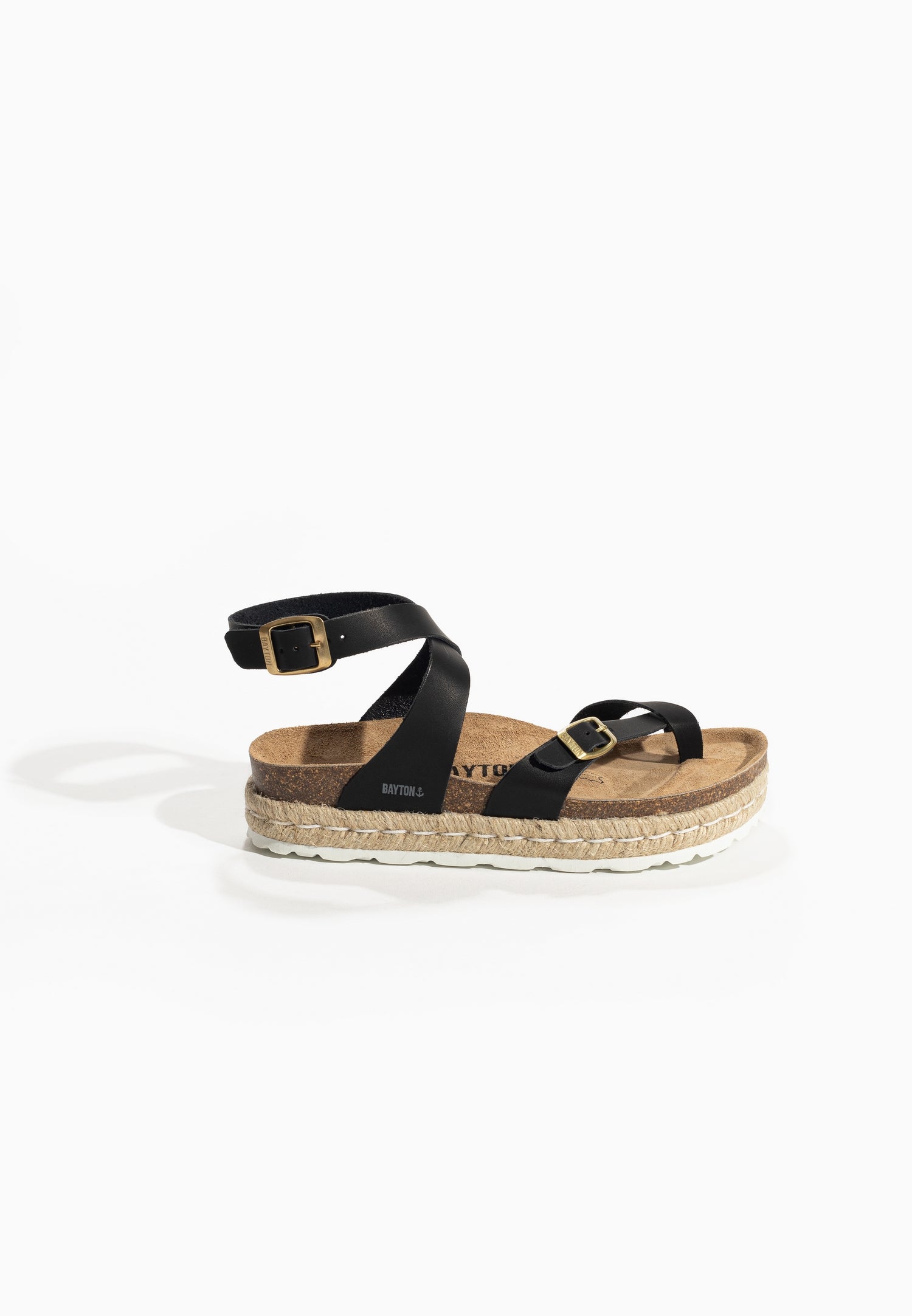 Den Black Platform Sandals