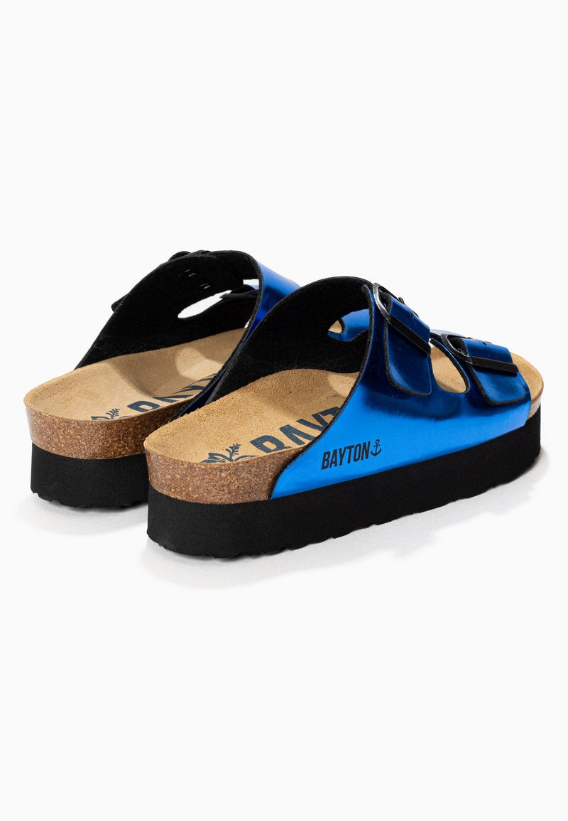 Japet Blue Platform Sandals