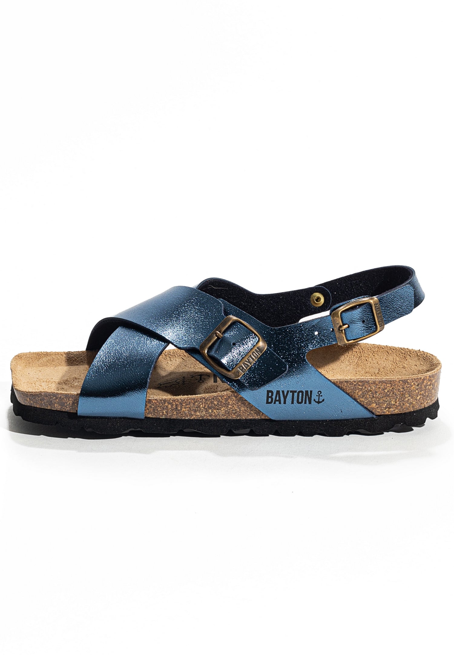 Cantabria Blue Multi-Strap Sandals