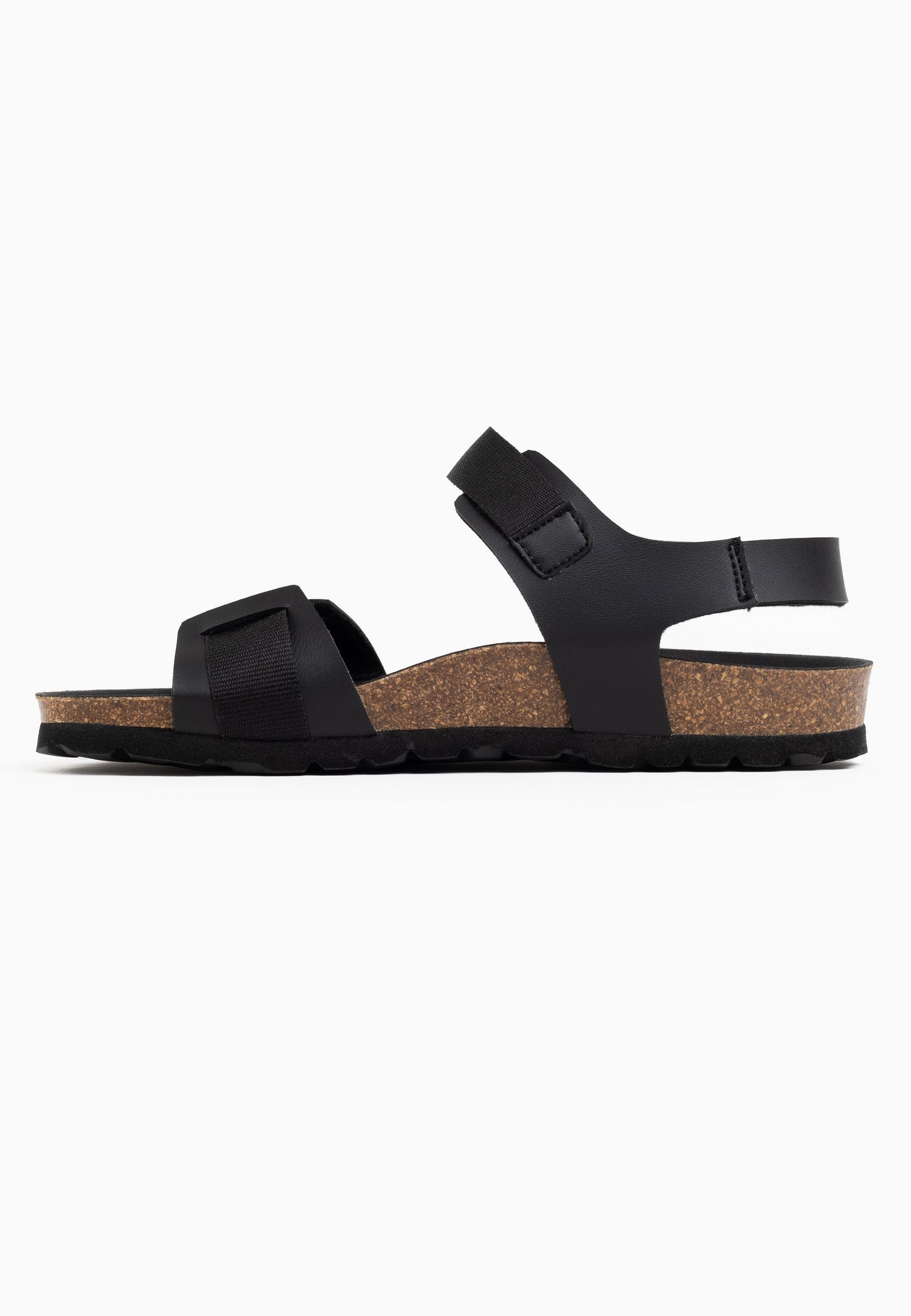 Spirit Black Multi-Strap Sandals