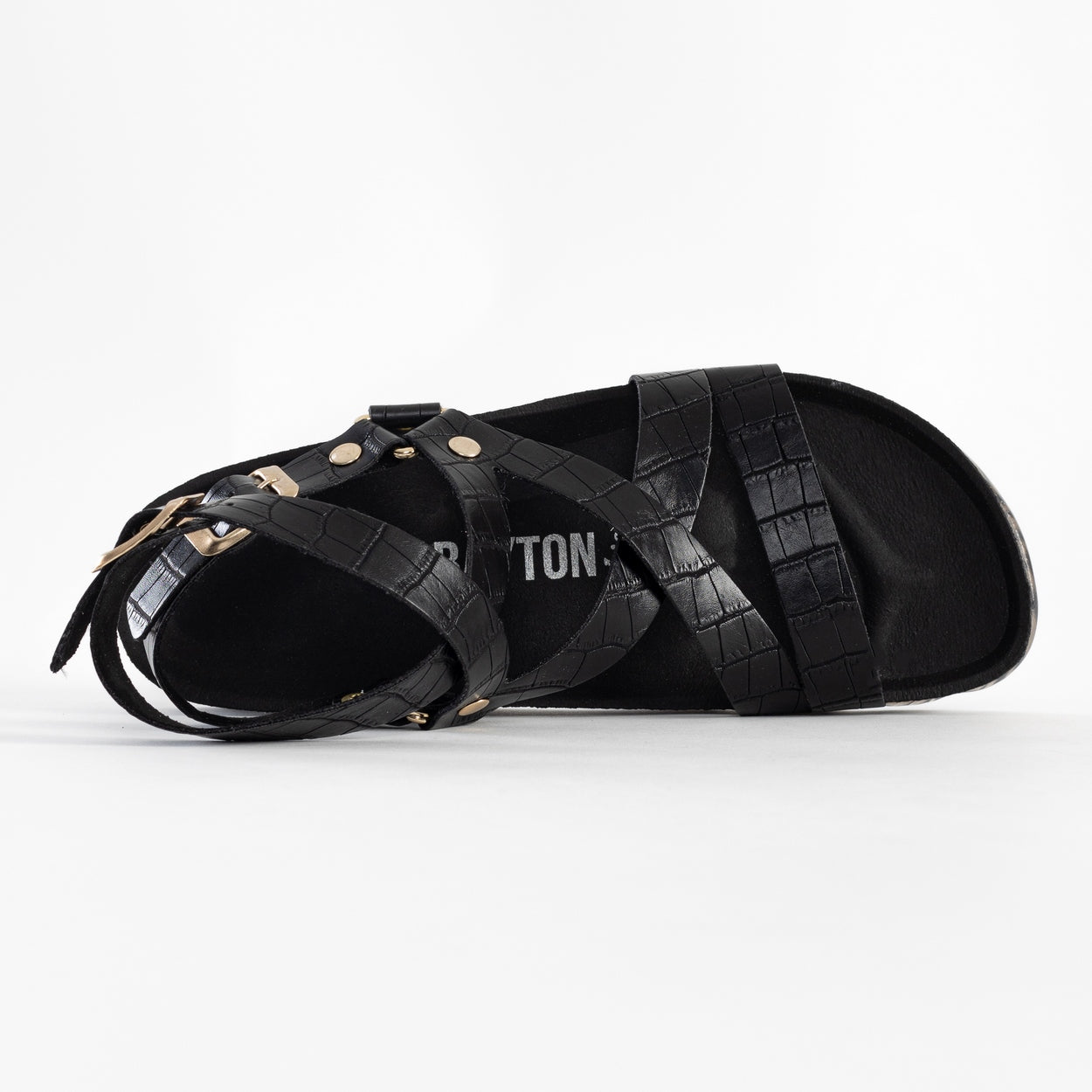 Armidale Black Multi-Strap Sandals