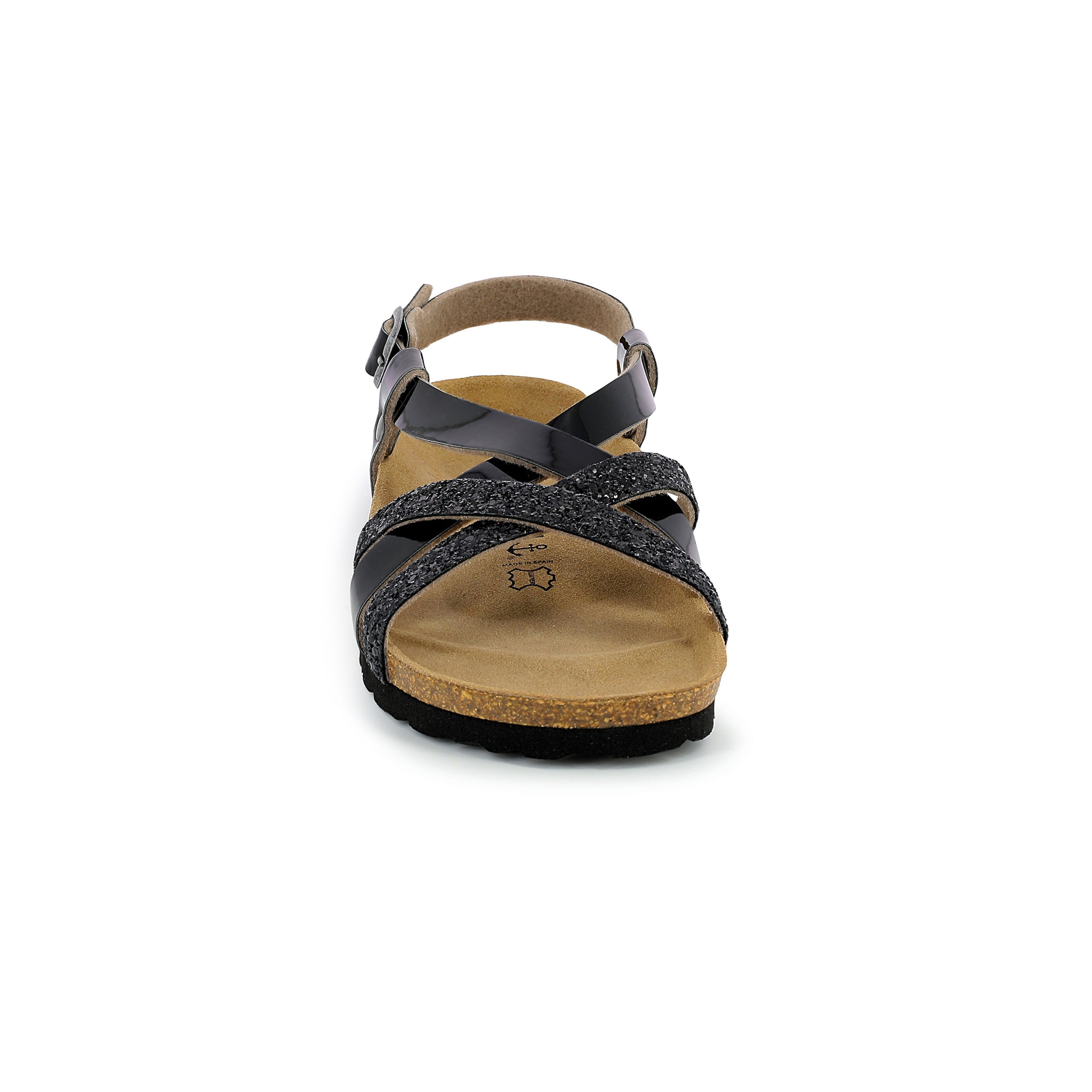 Kari Black Multi-Strap Sandals