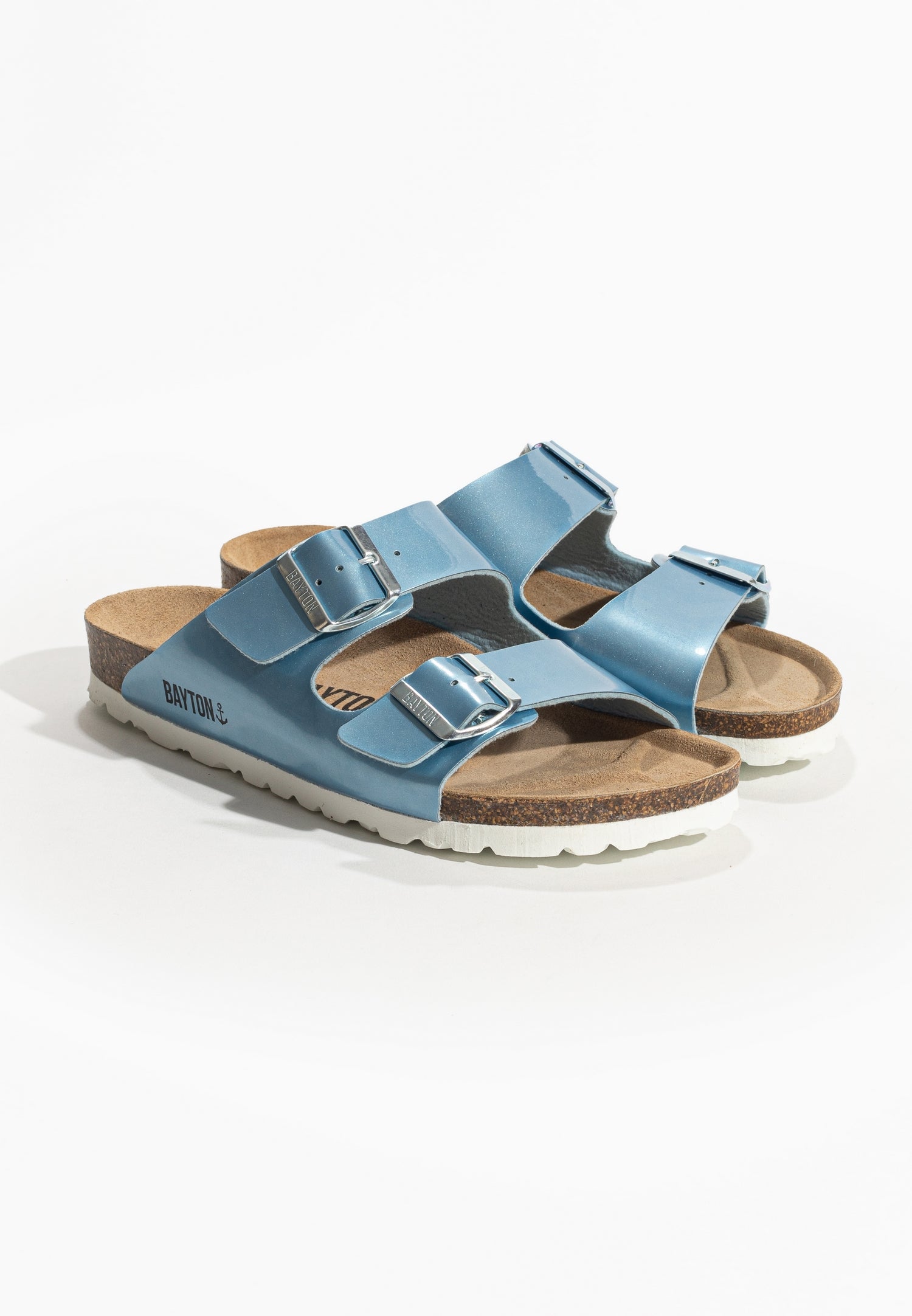 Tracy Sky Blue 2 Strap Sandals