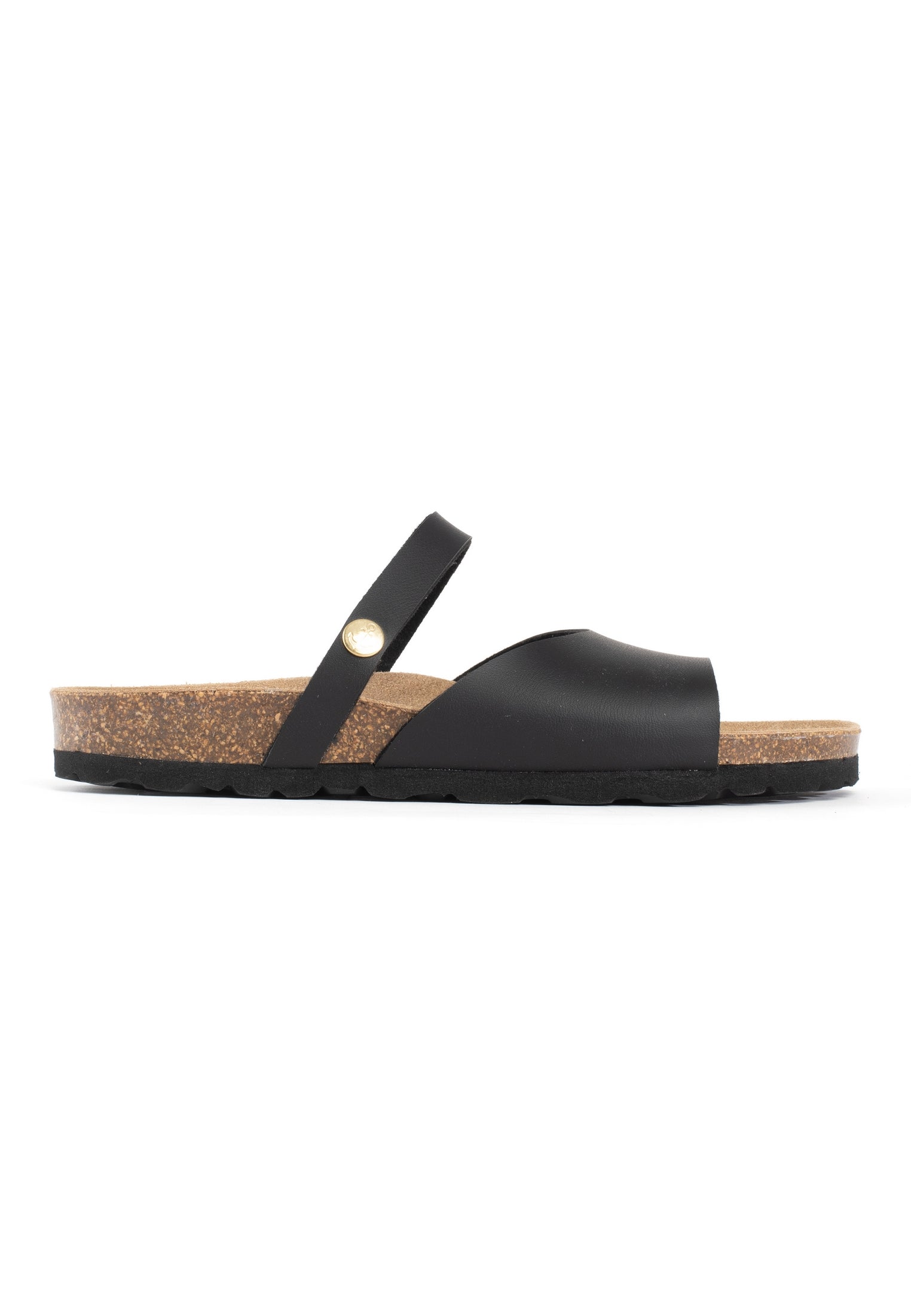 Marina Black 2 Strap Sandals