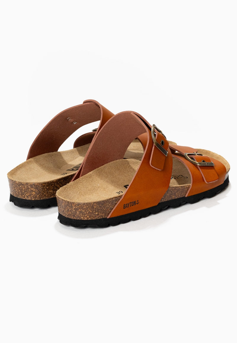 Shiba Camel 2 Strap Sandals