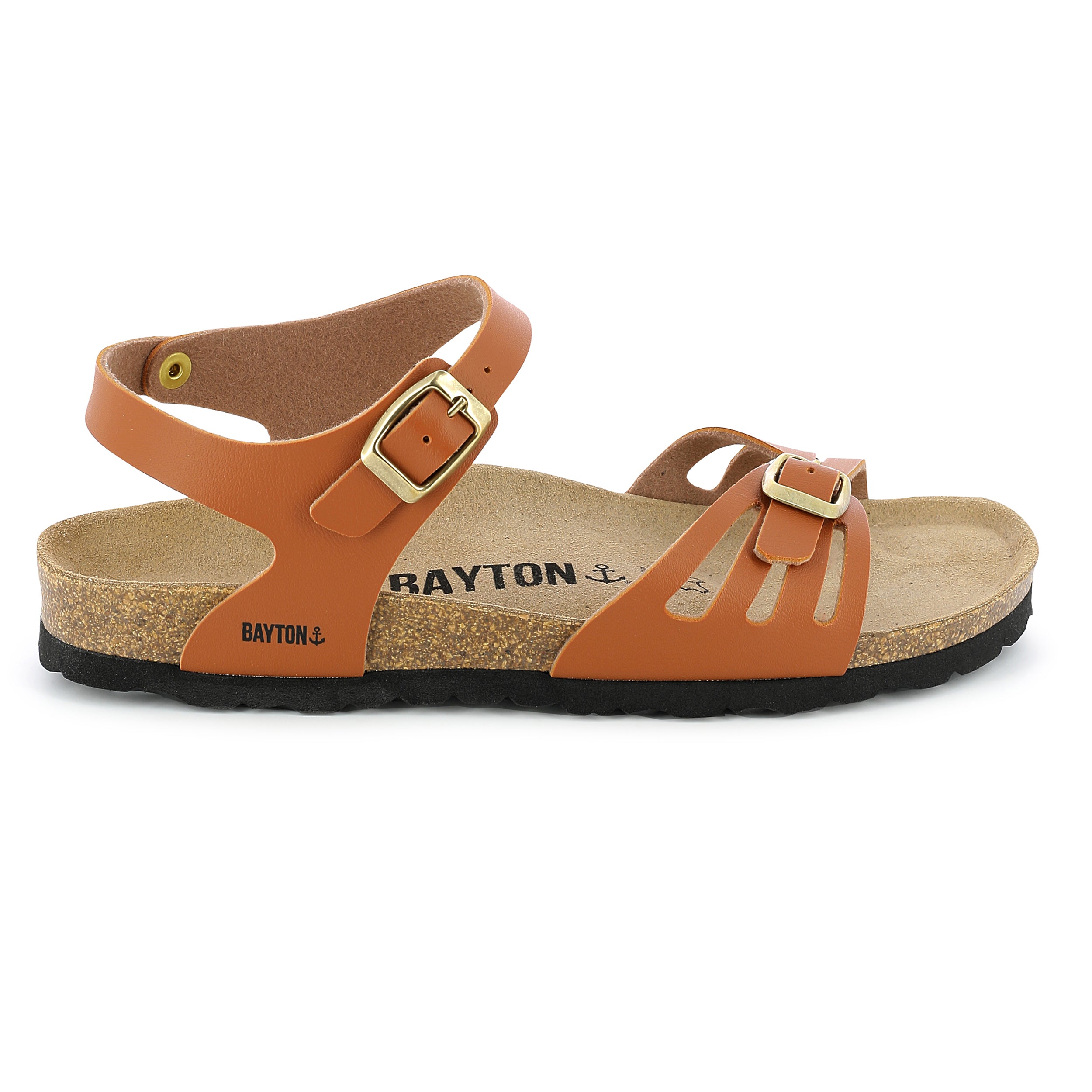 Eos Camel Multi-Strap Sandals