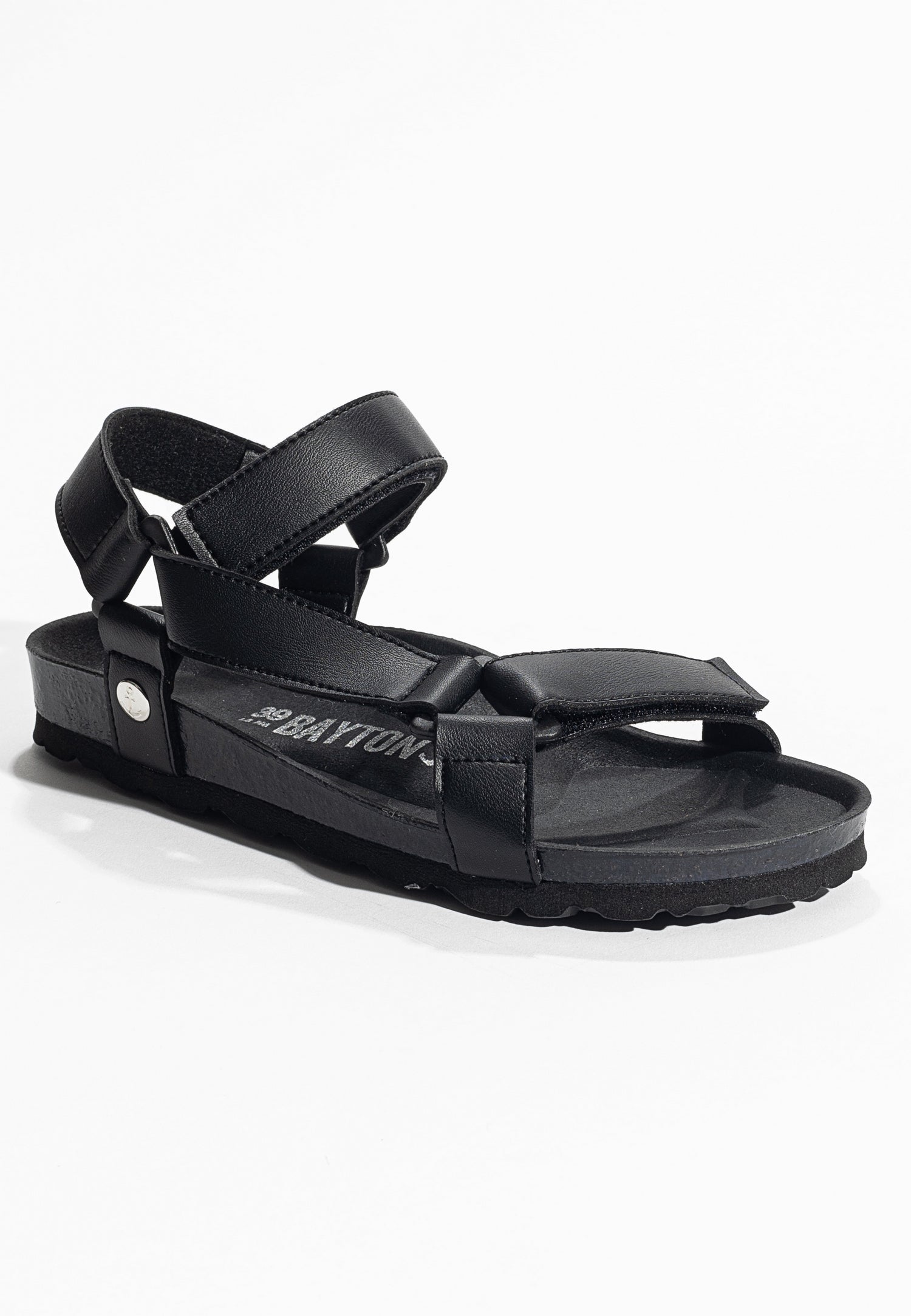 Rigoni Black Multi-Strap Sandals