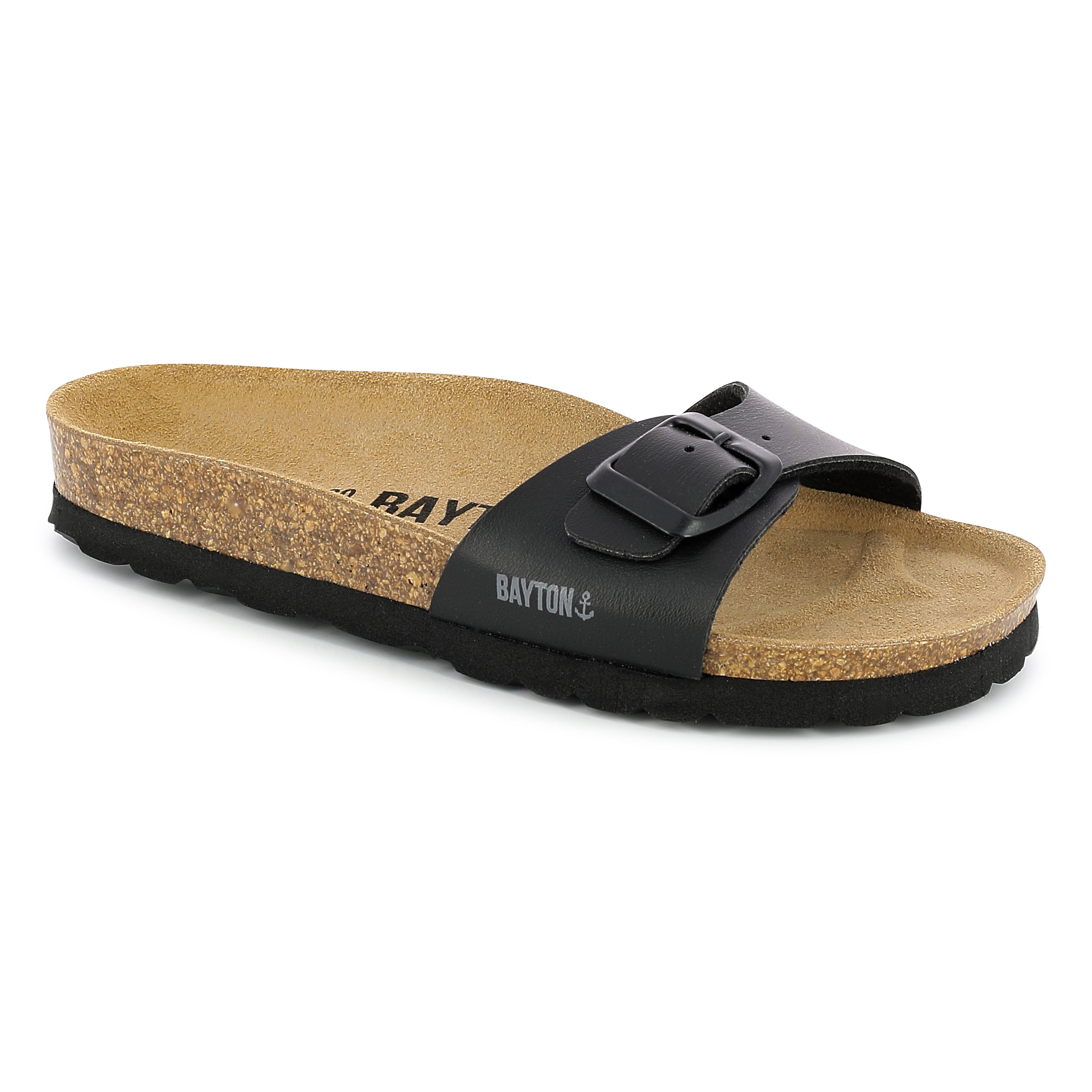 Zephyr 1 Strap Sandals Black