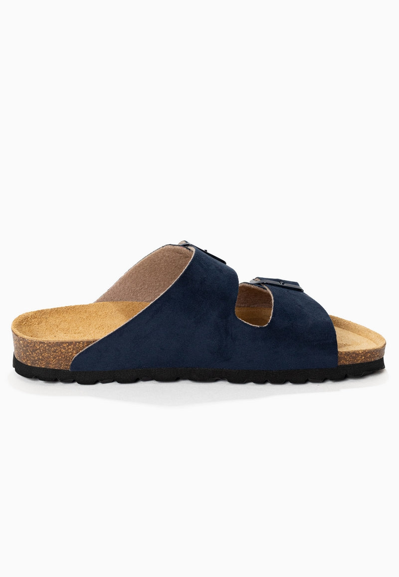 Atlas Navy Blue 2 Strap Sandals