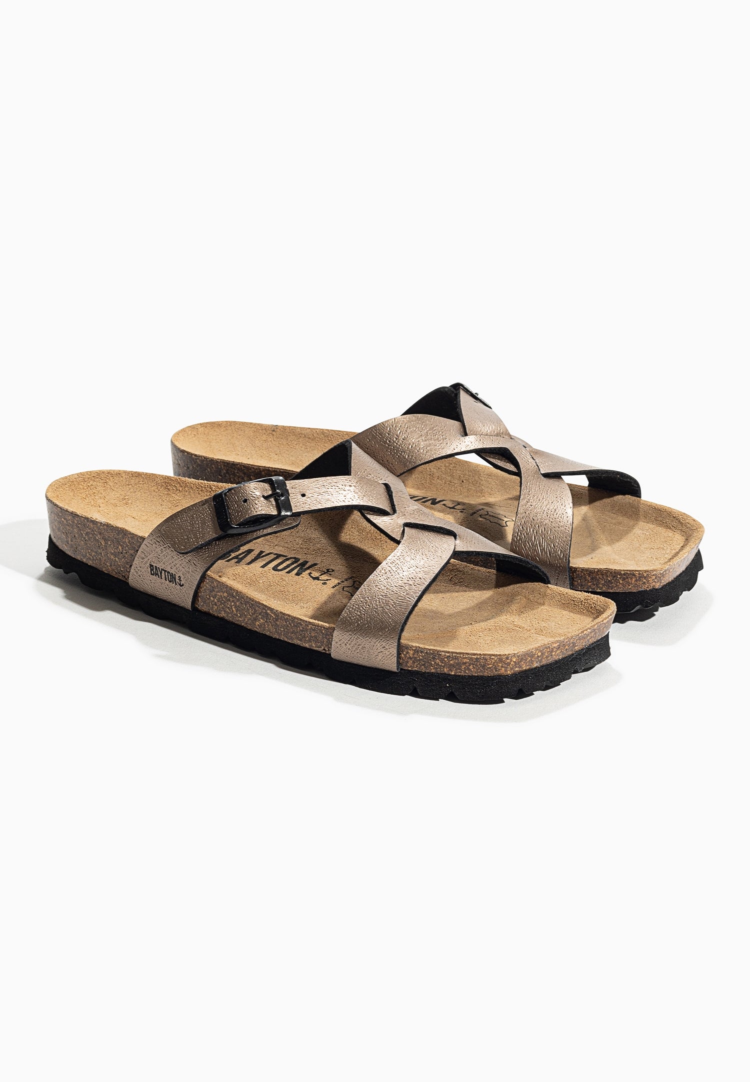 Sebastian Mocha 2 Straps Sandals