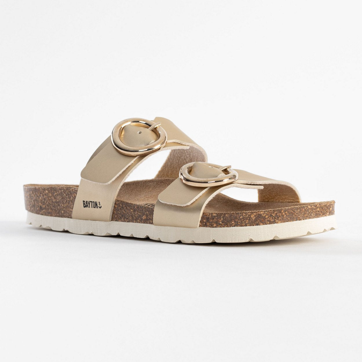 Lugo Light Gold 2 Strap Sandals