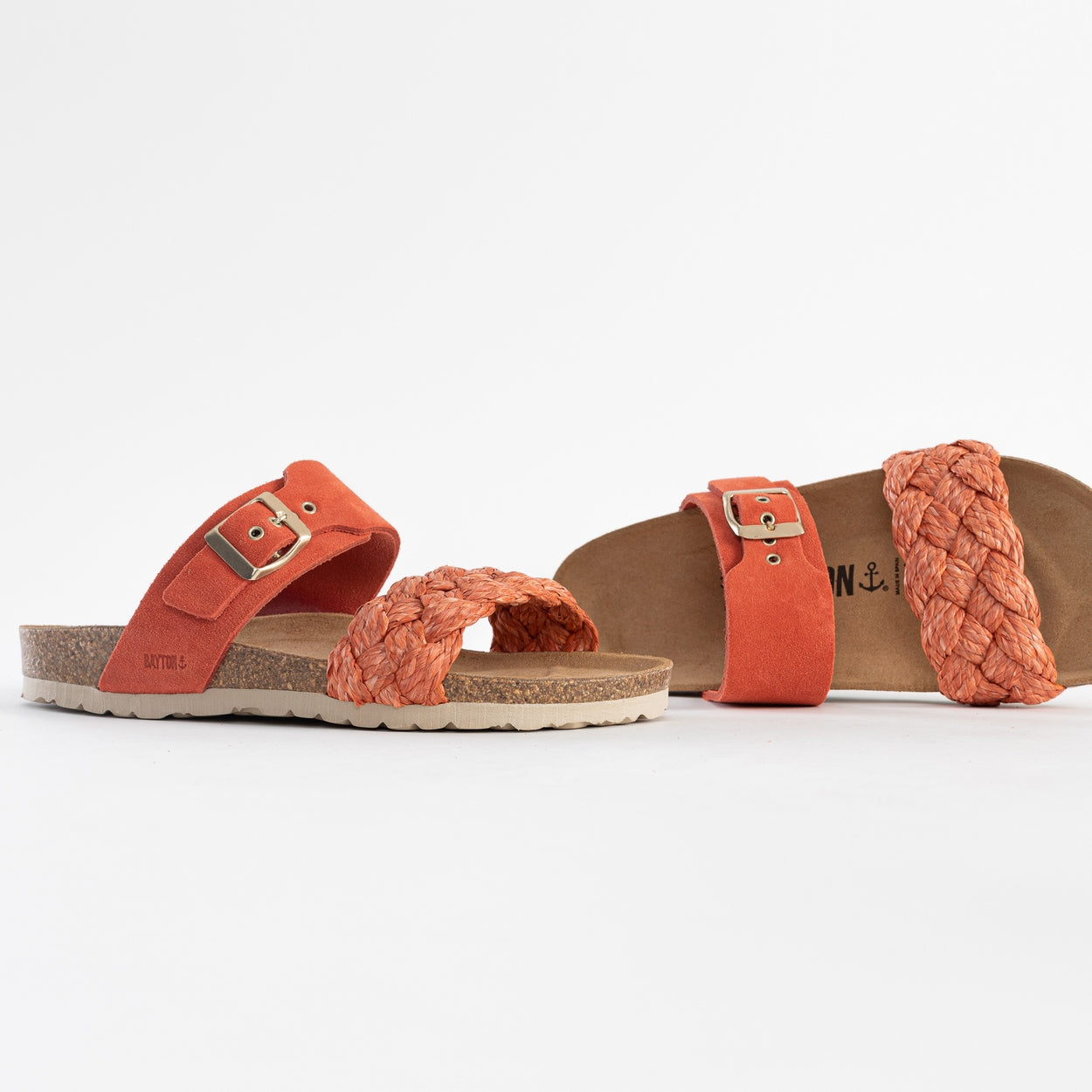 Sandales 2 Brides Carina Corail