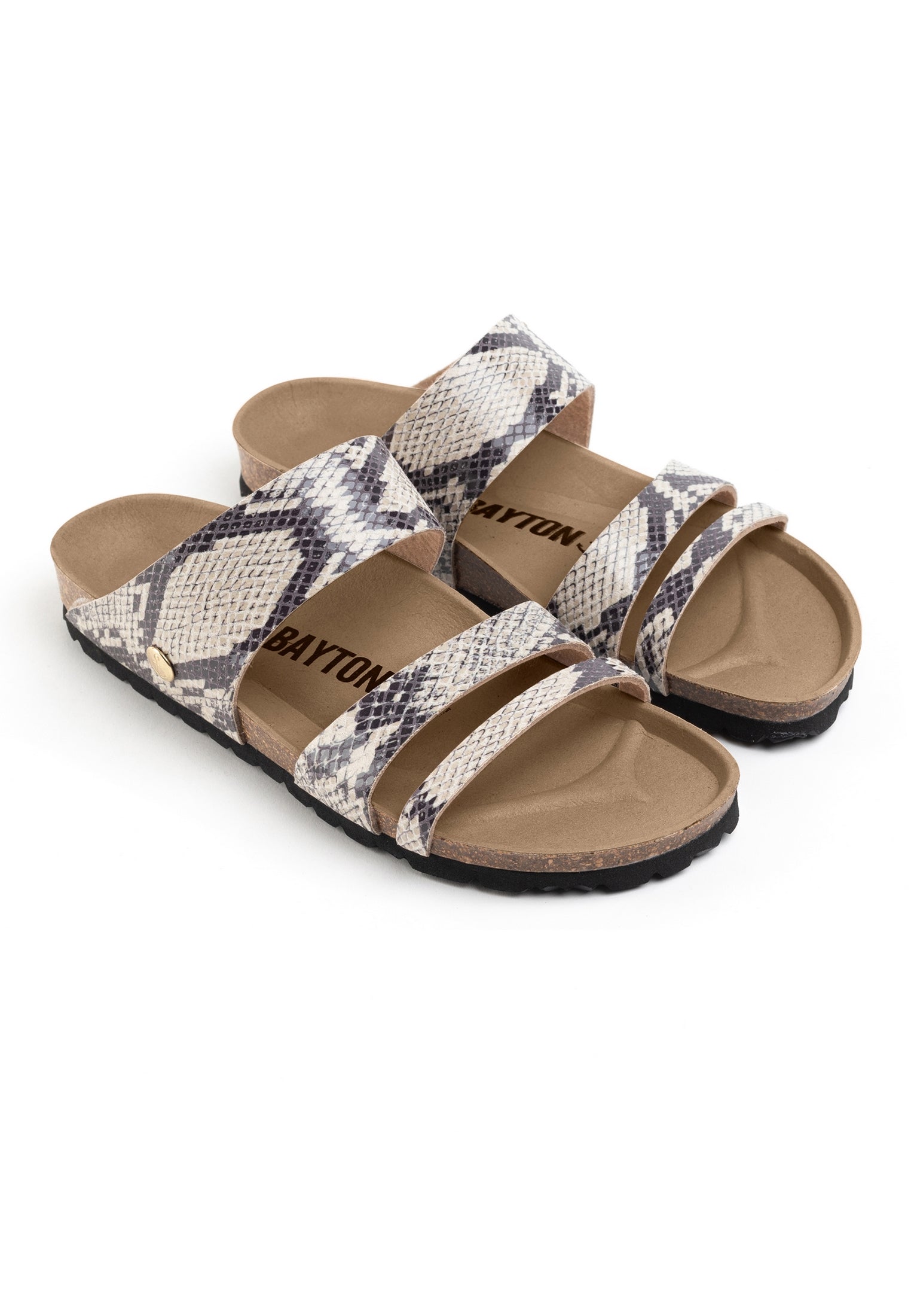 Guyana Off-White Multi-Strap Sandals