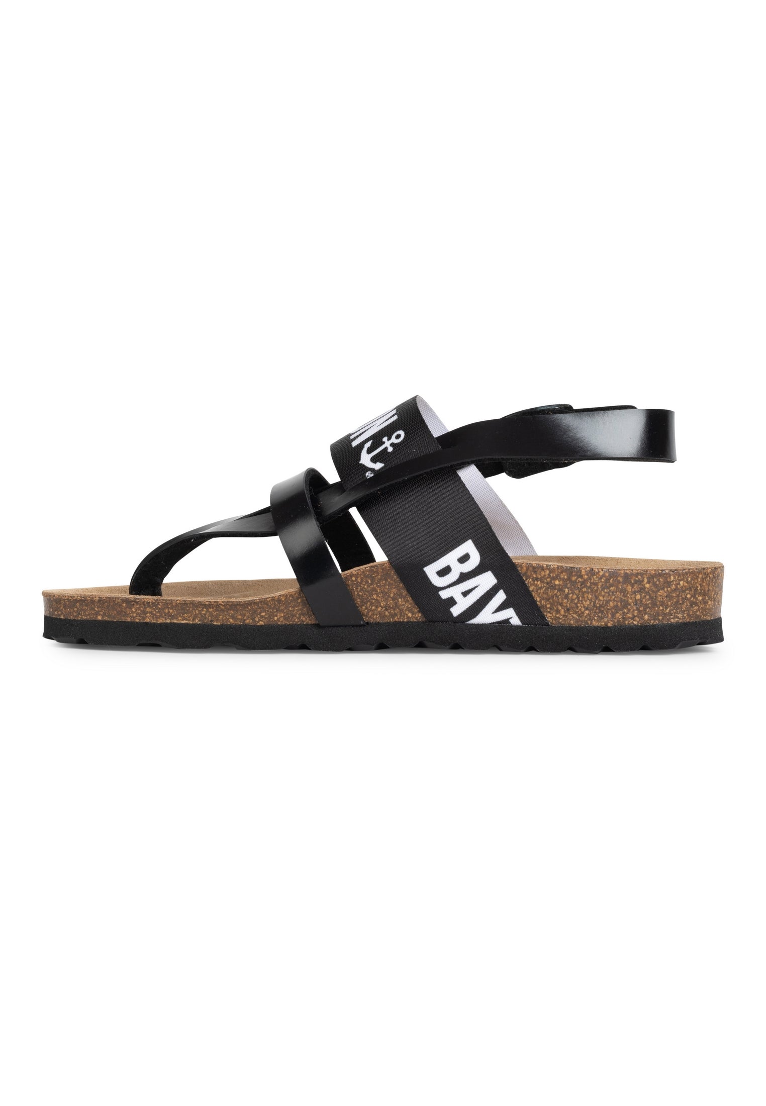 Sandalias Multitiras Sunset Negro