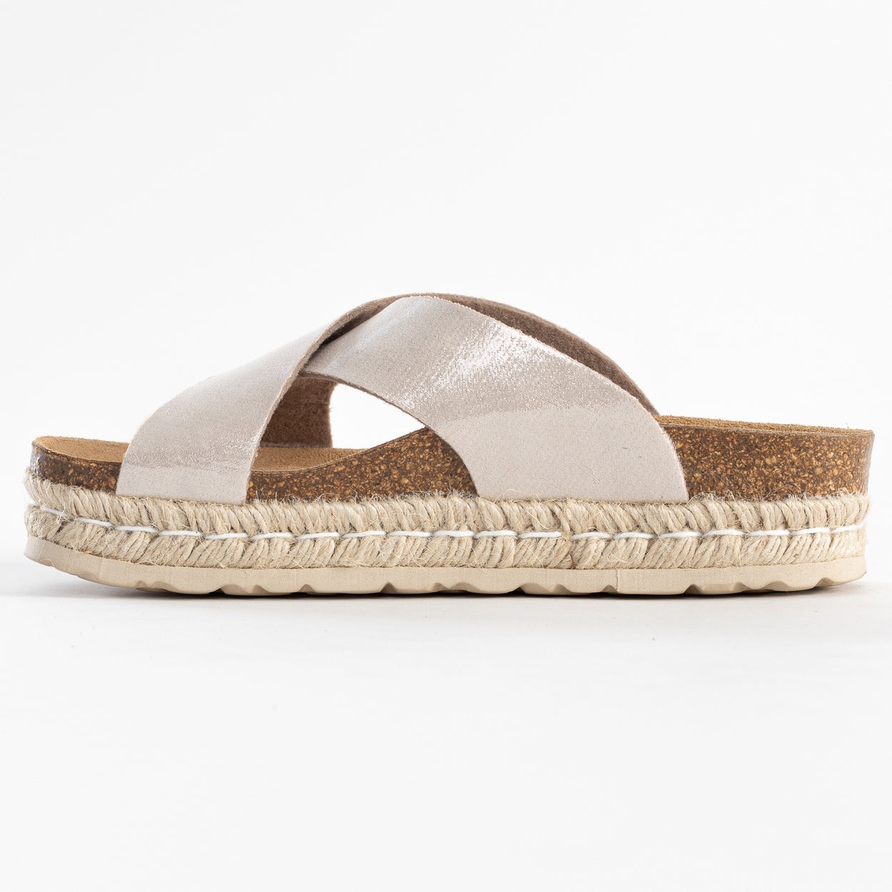 Sandalias Penélope Plataforma Beige