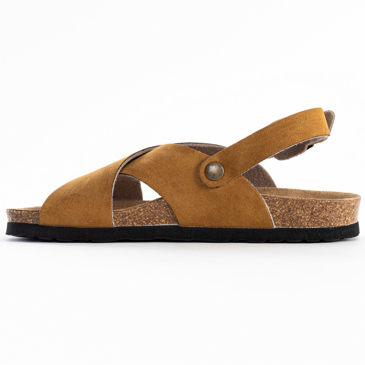 Tweed Tan Multi-Strap Sandals