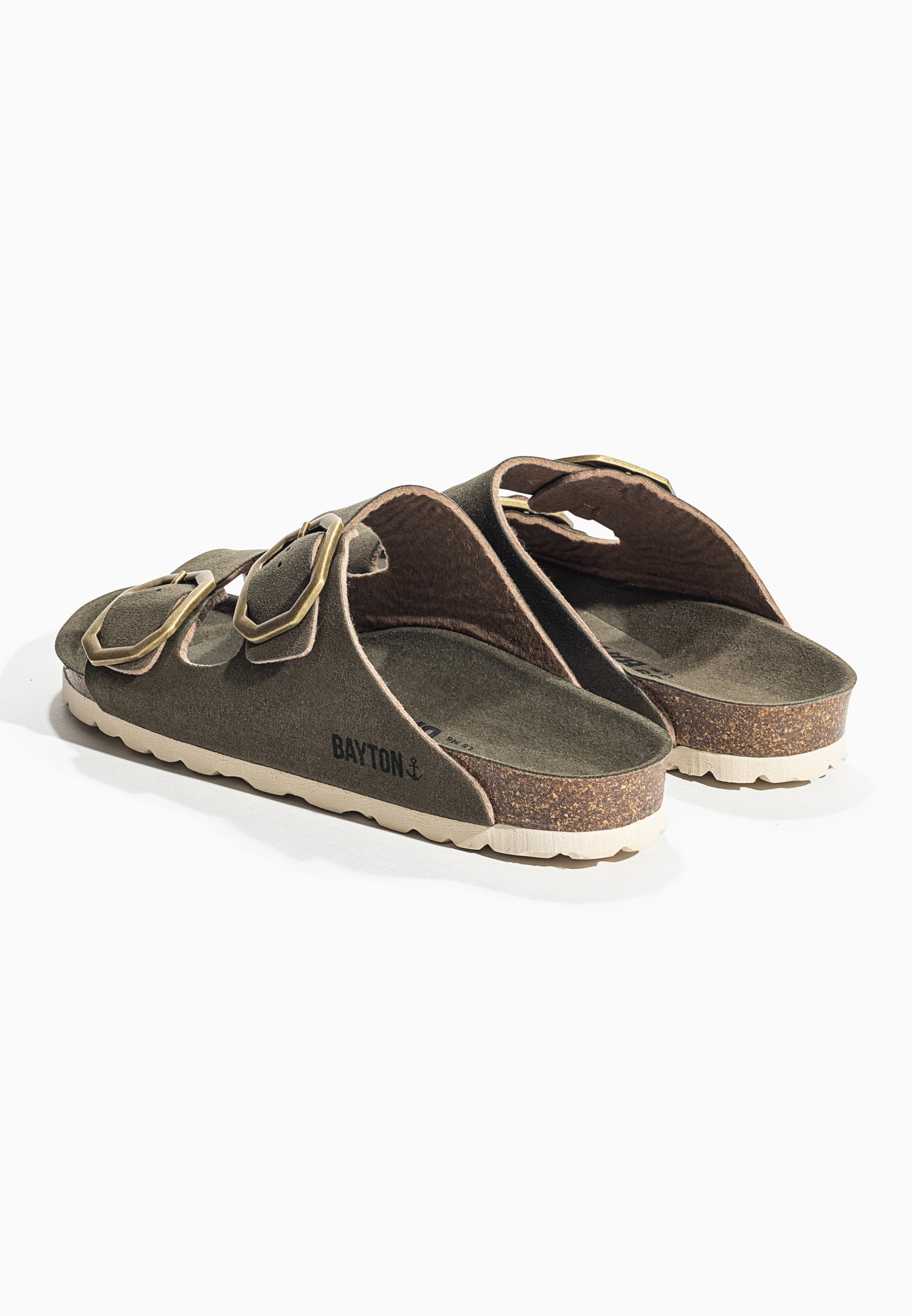 Atlas Khaki 2 Strap Sandals