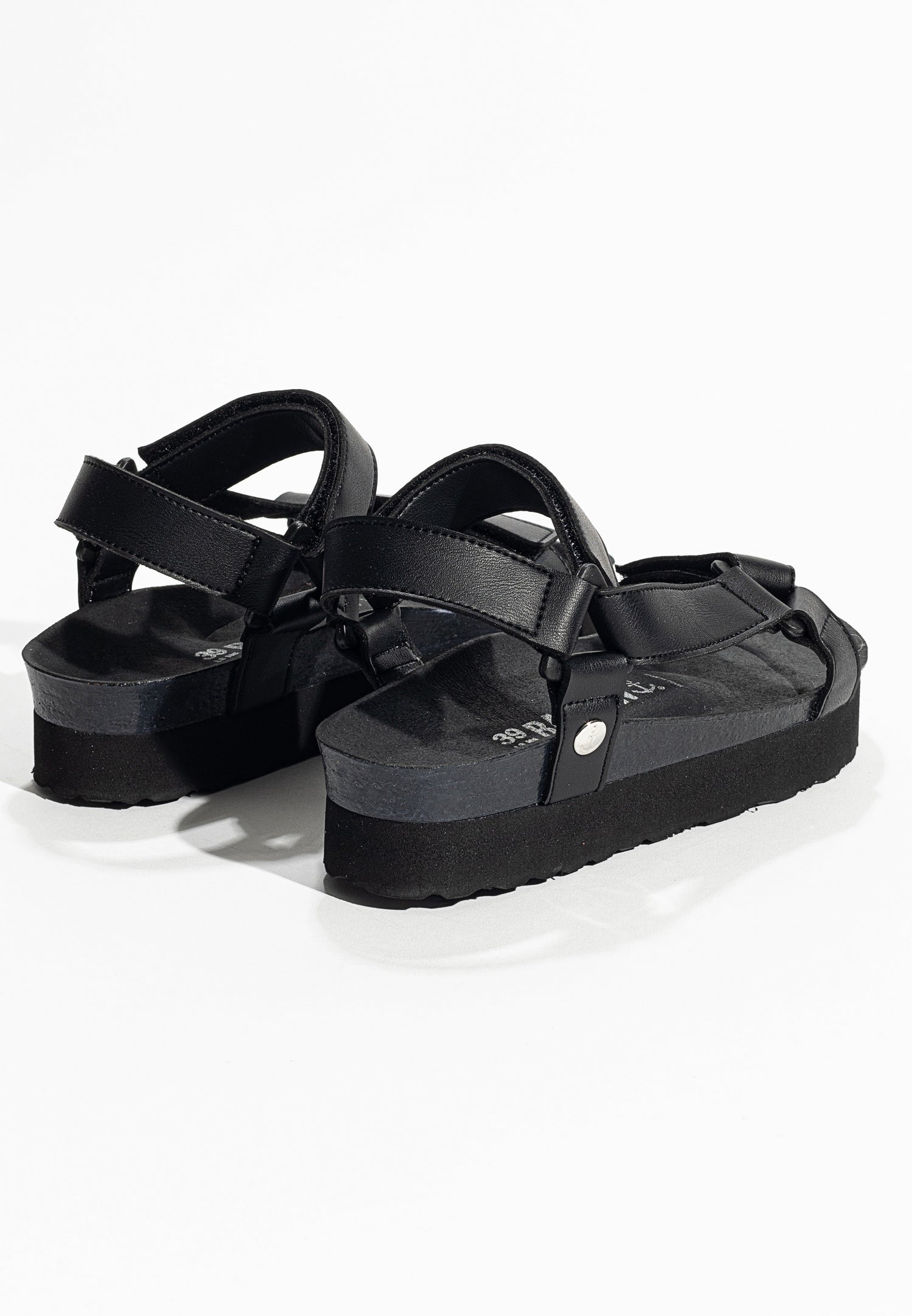 Rigoni Black Platform Sandals