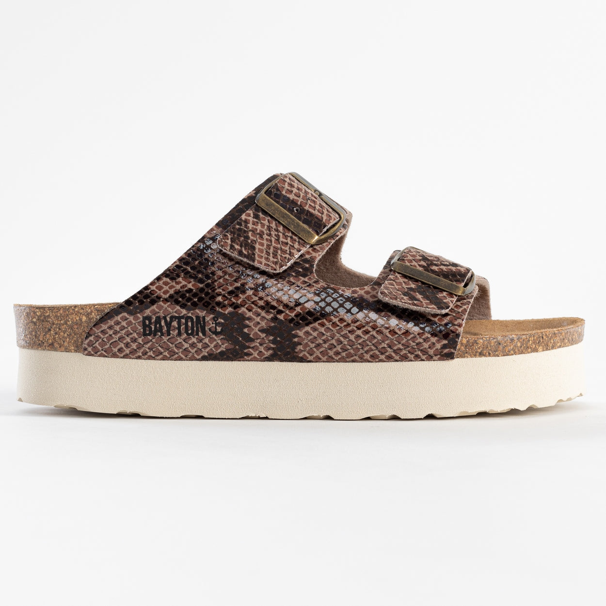 Japet Brown Platform Sandals