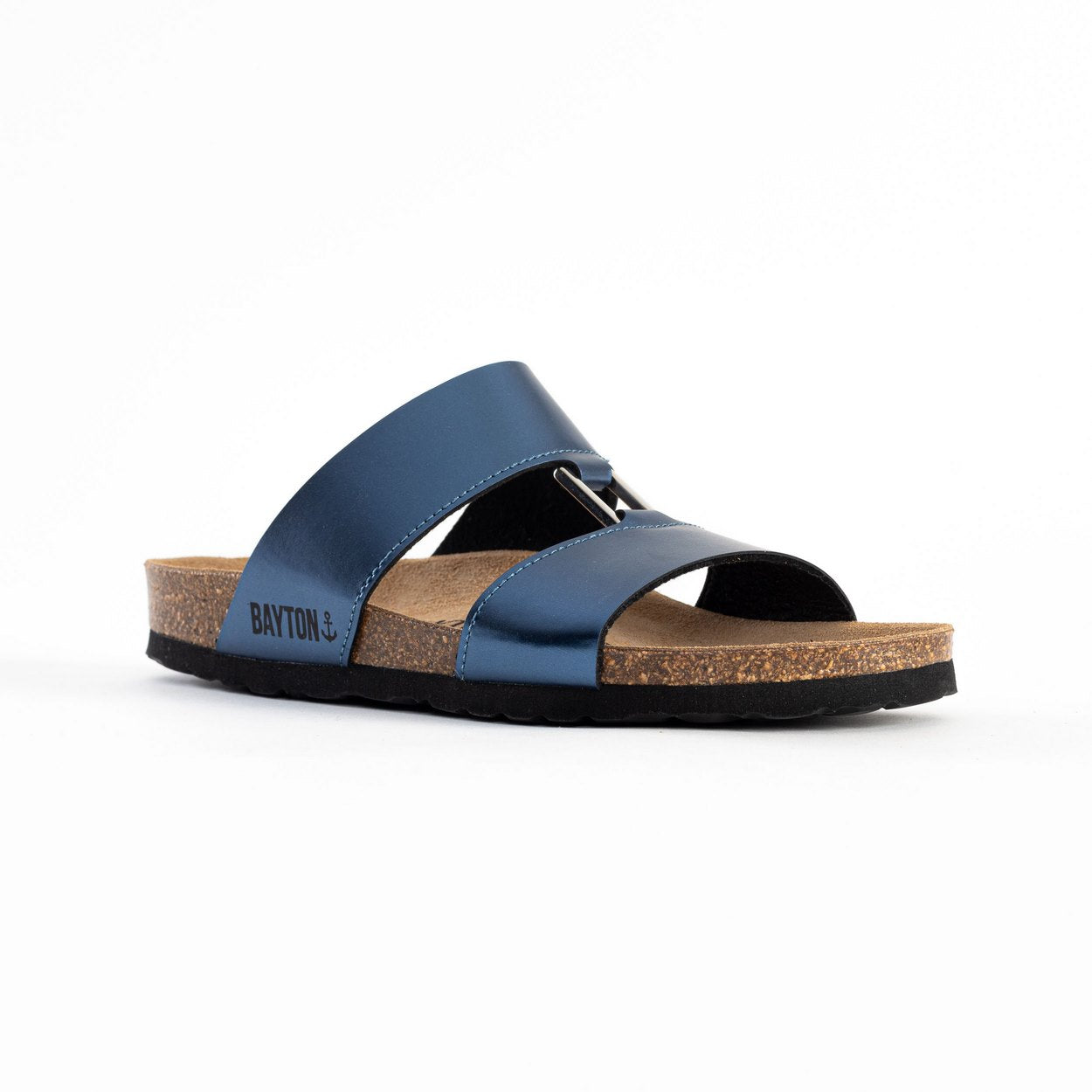 Navia Navy Blue 2 Strap Sandals