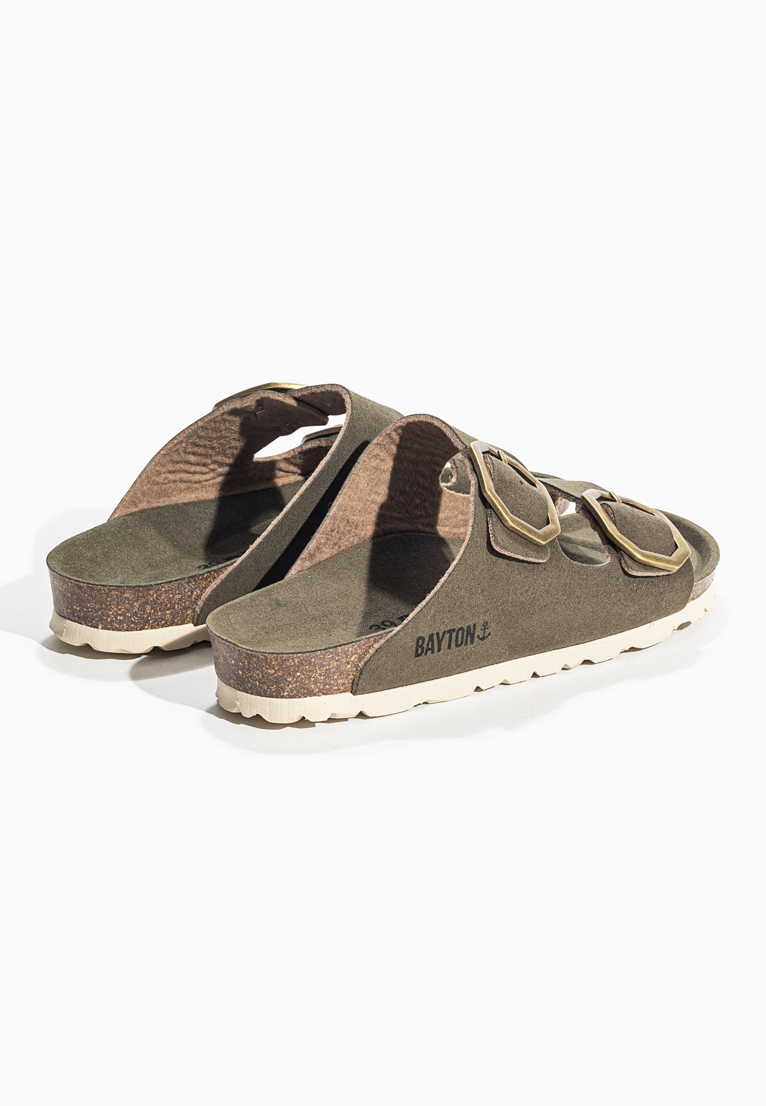 Atlas Khaki 2 Strap Sandals