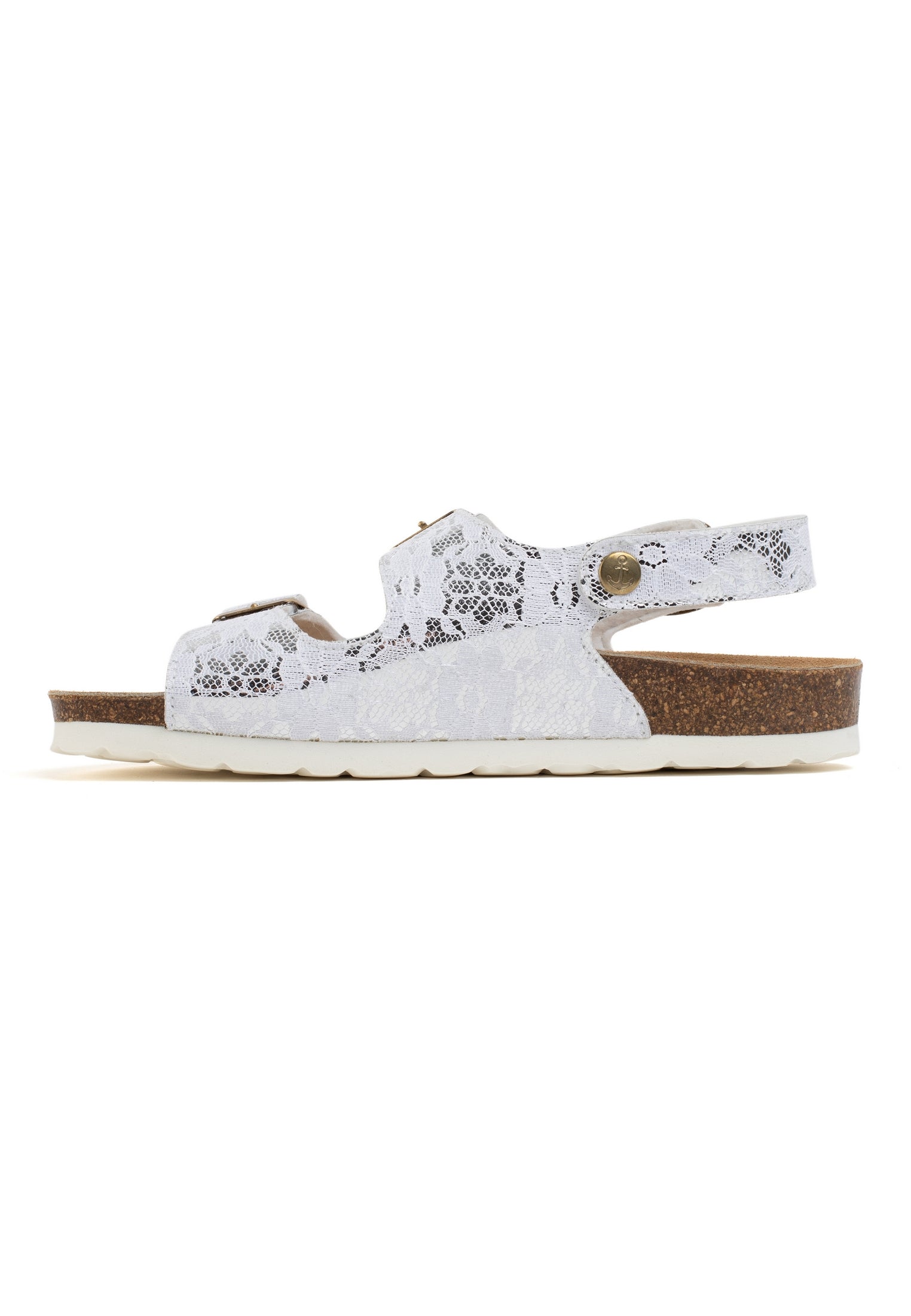 Achille White Multi-Strap Sandals