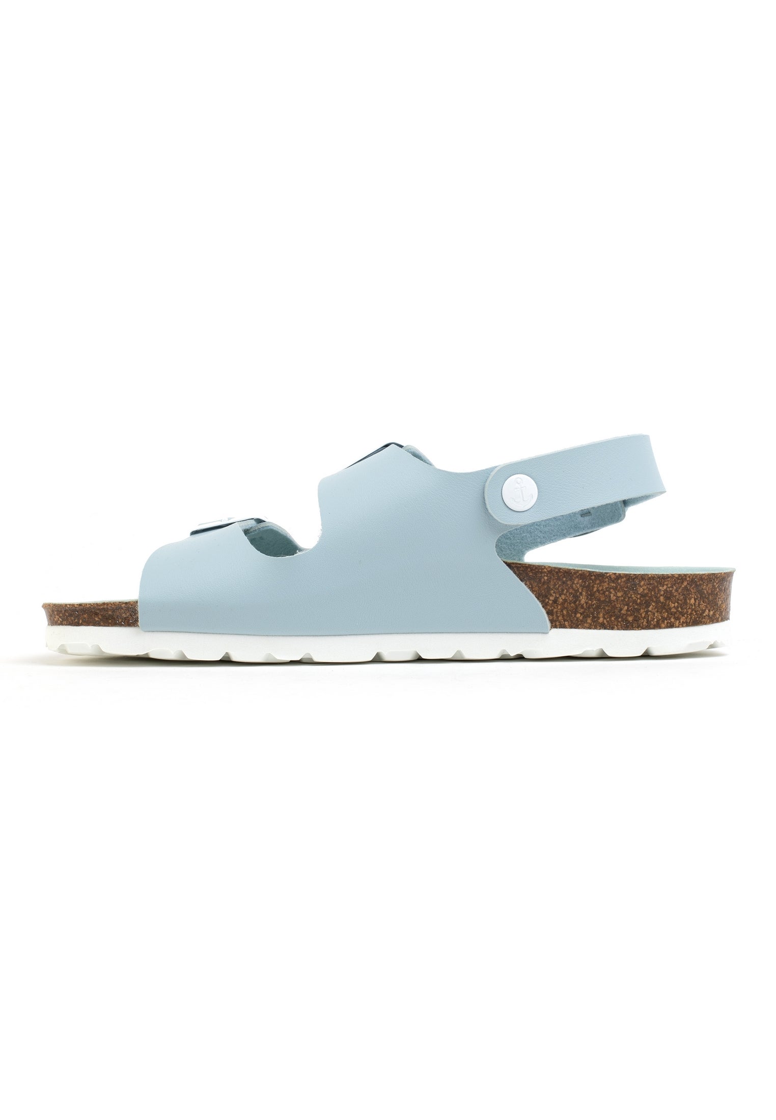 Sandalias Achille Multitiras Azul Cielo