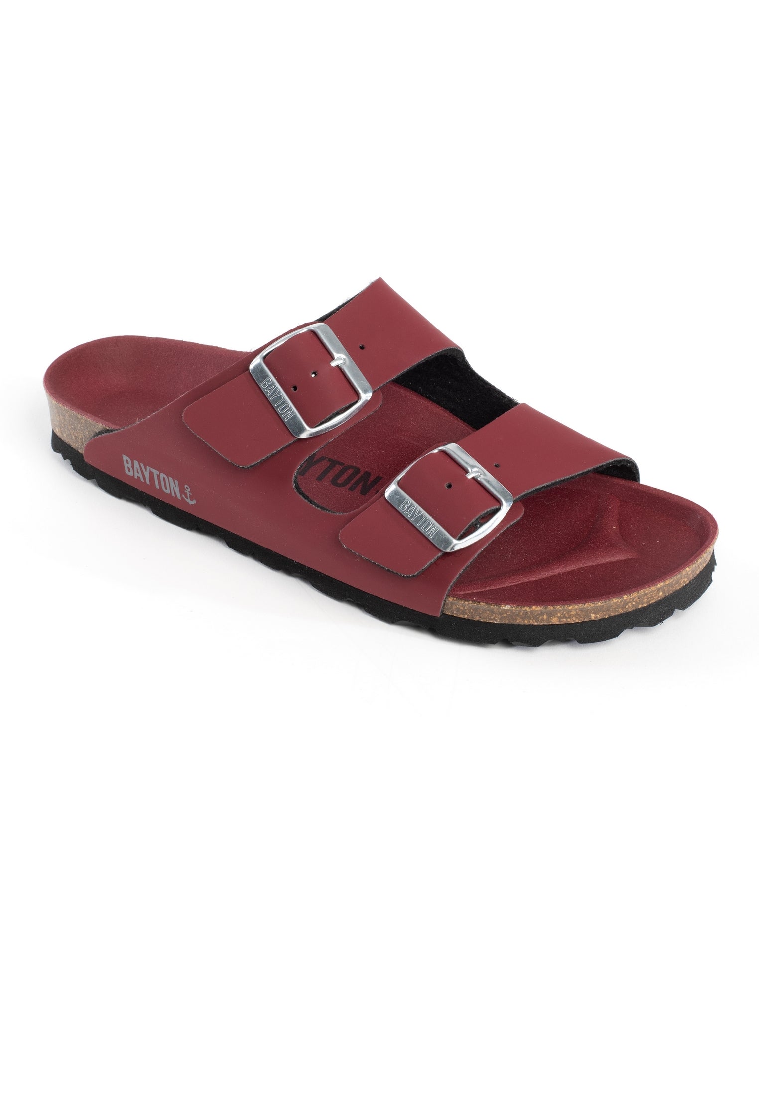 Atlas Bordeaux 2 Strap Sandals