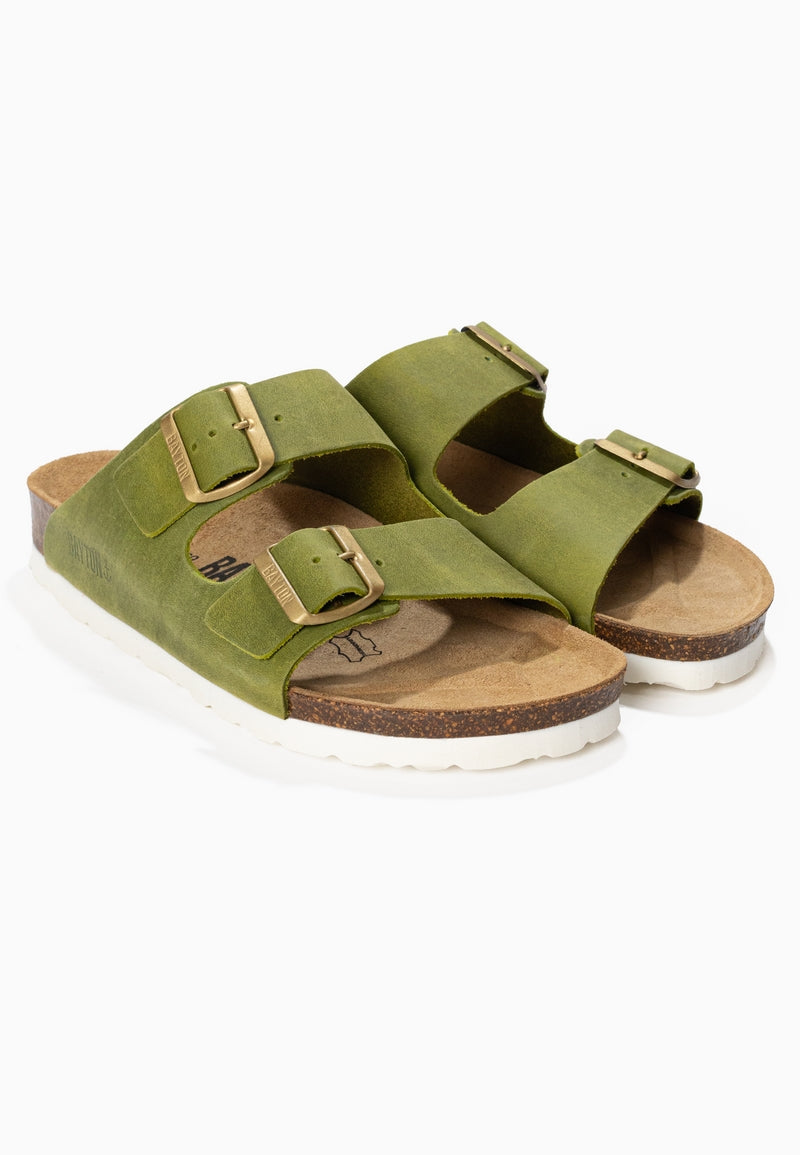 Atlas Green Sandals