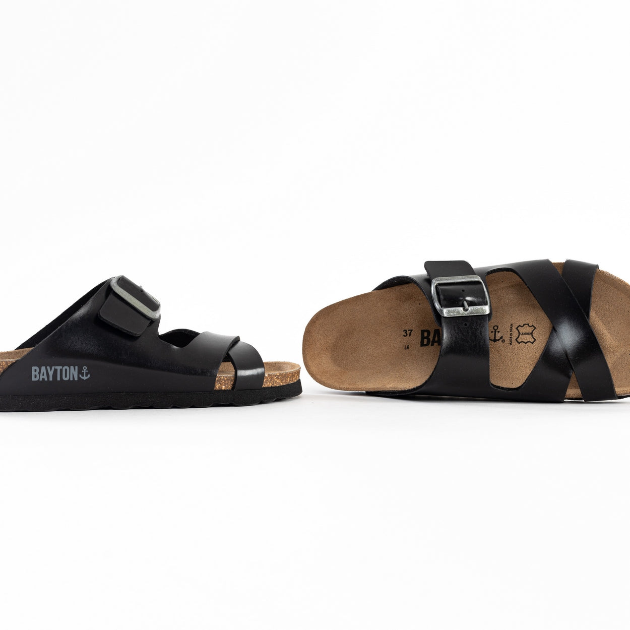 Sandalias Tenerife Multi Tiras Negro