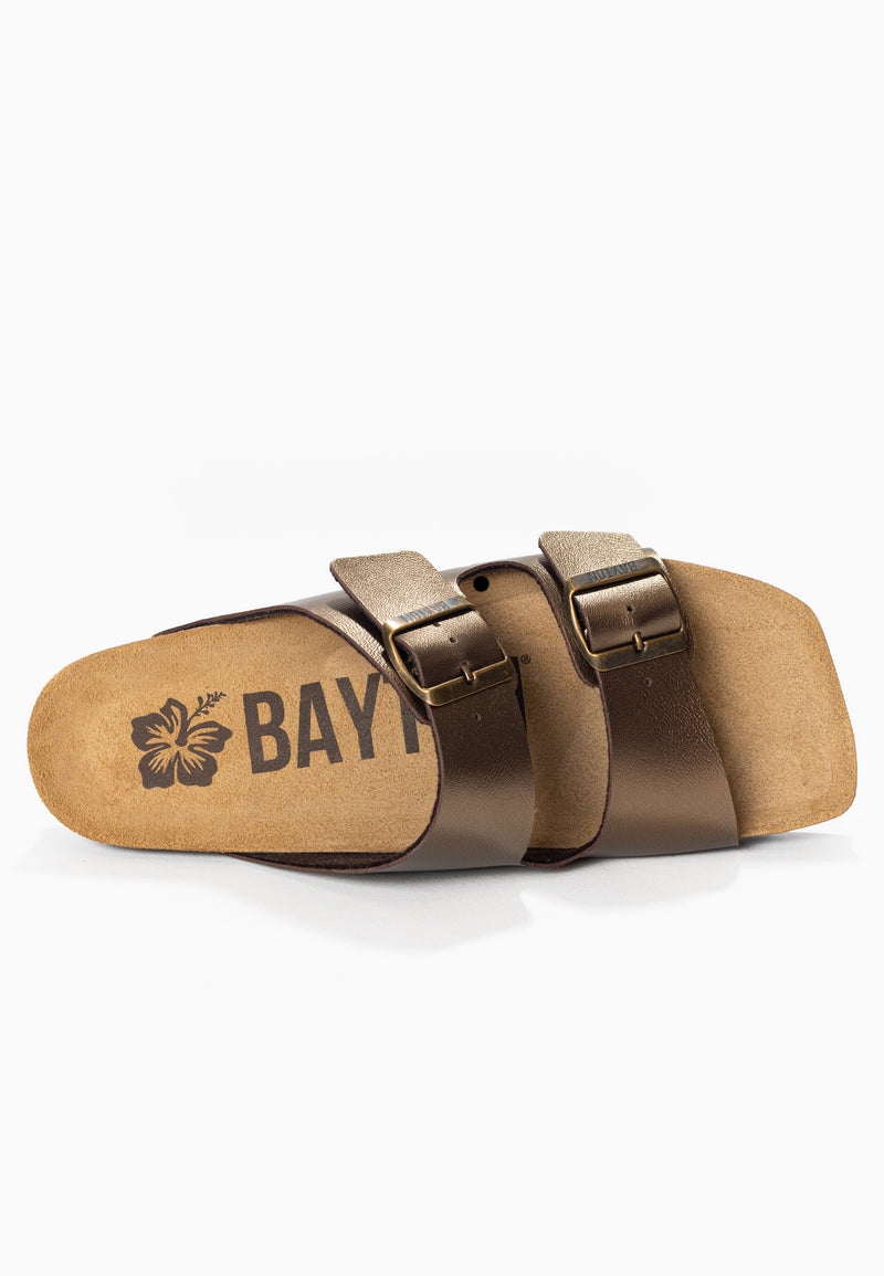 Atlas Bronze 2 Strap Sandals