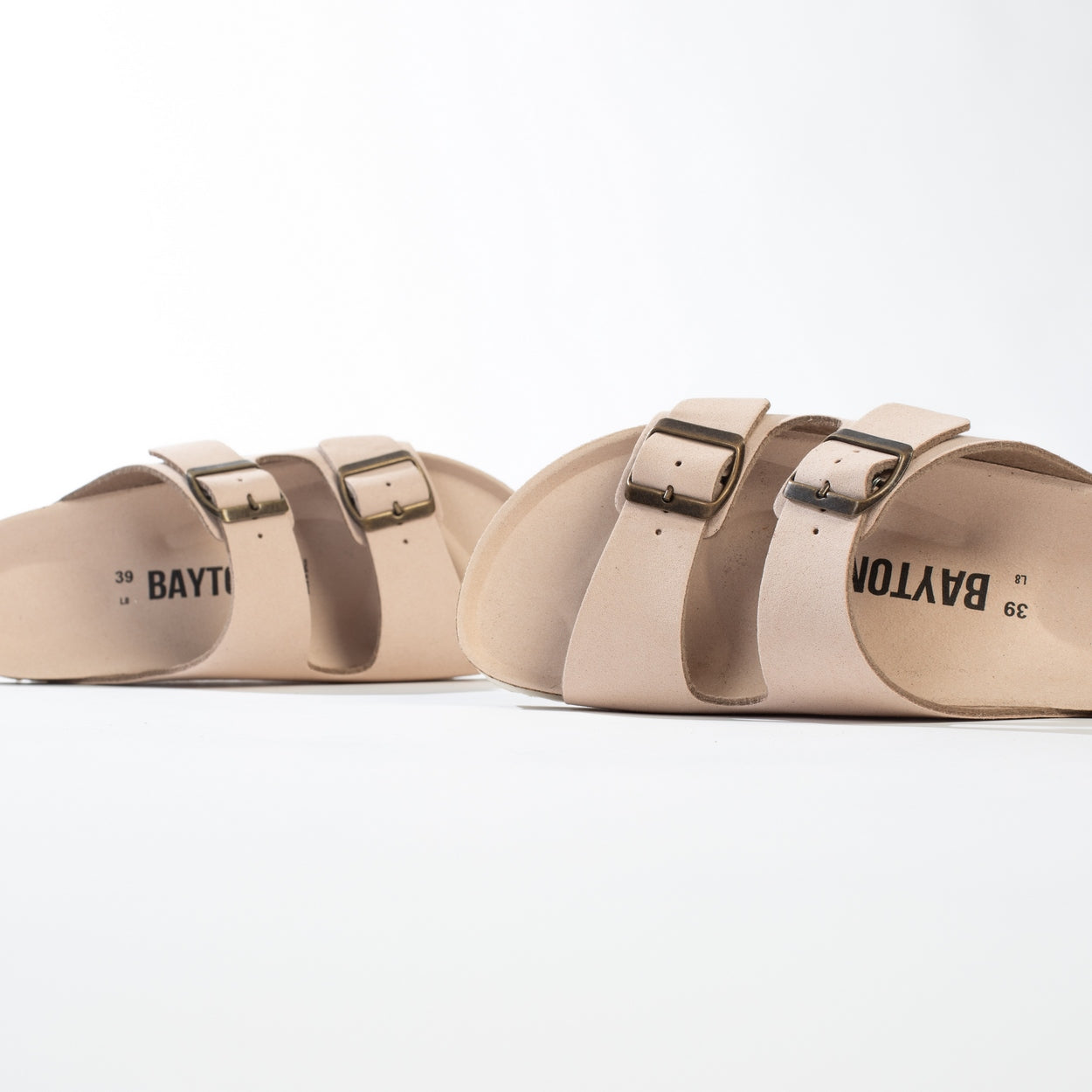 Atlas Light Pink 2 Strap Sandals