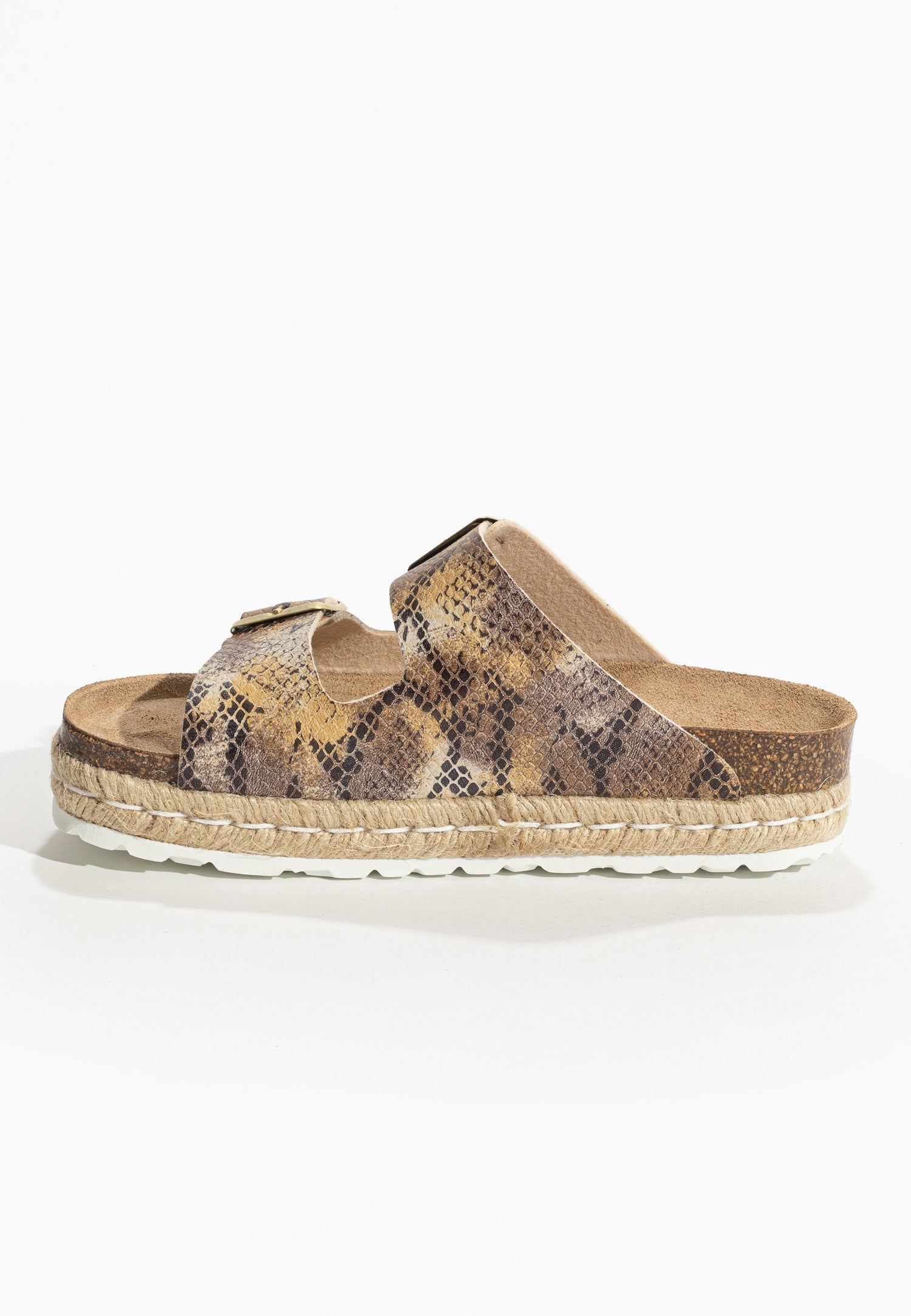 Olympe Python Platform Sandals