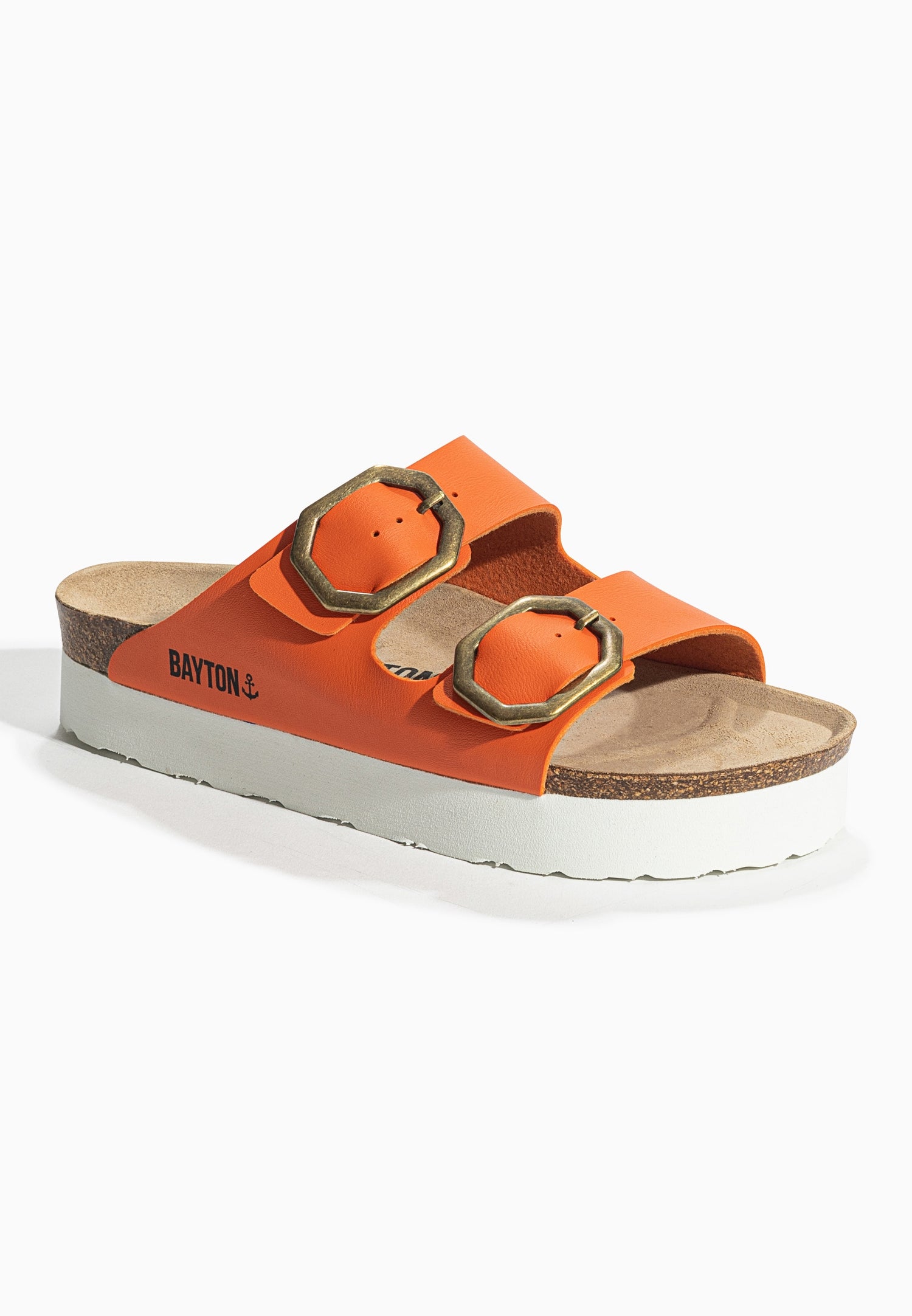 Japet Orange Platform Sandals