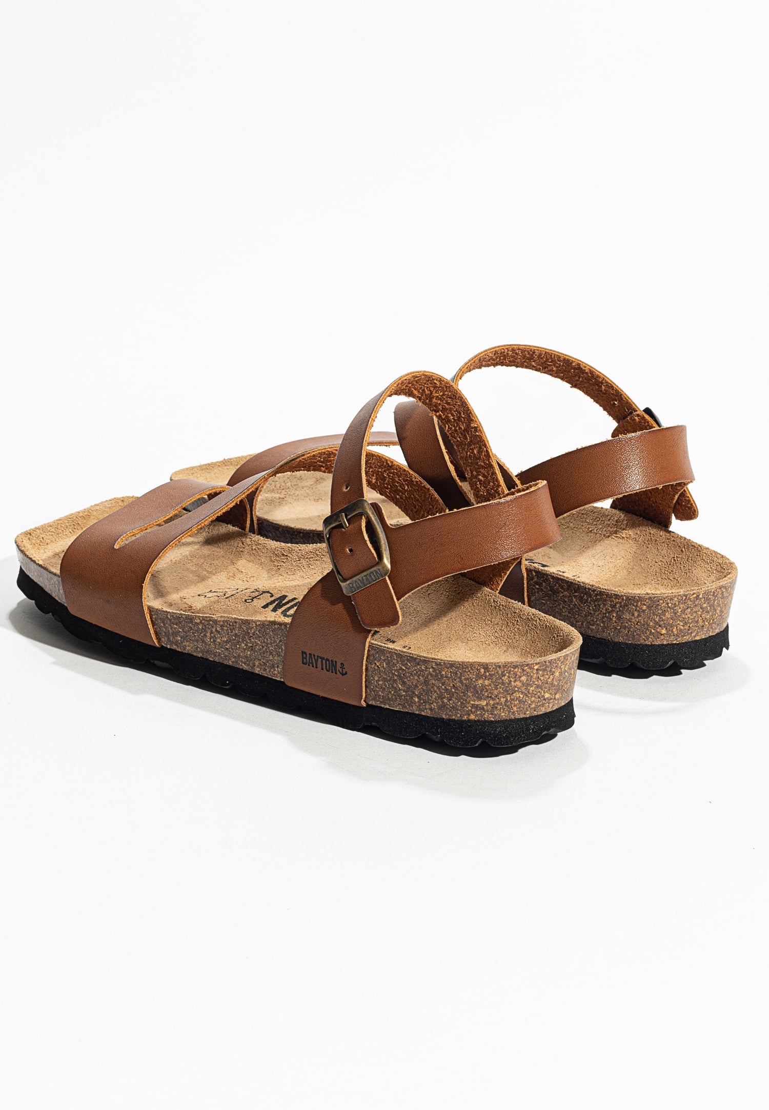 Vigo Camel Multi-Strap Sandals