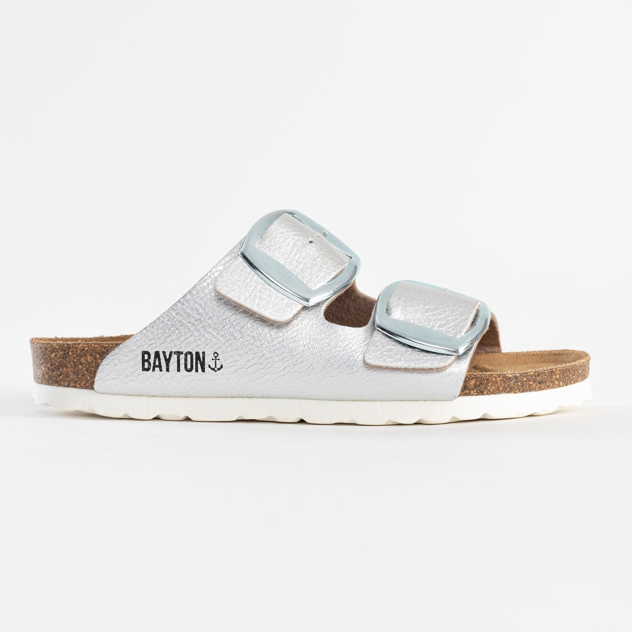 Alicante Silver 2 Strap Sandals