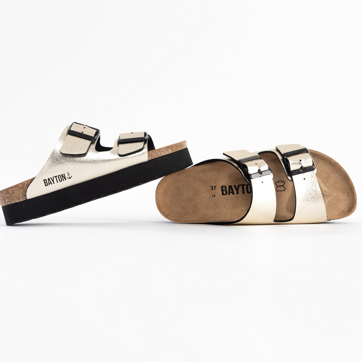 Japet Platinium Platform Sandals