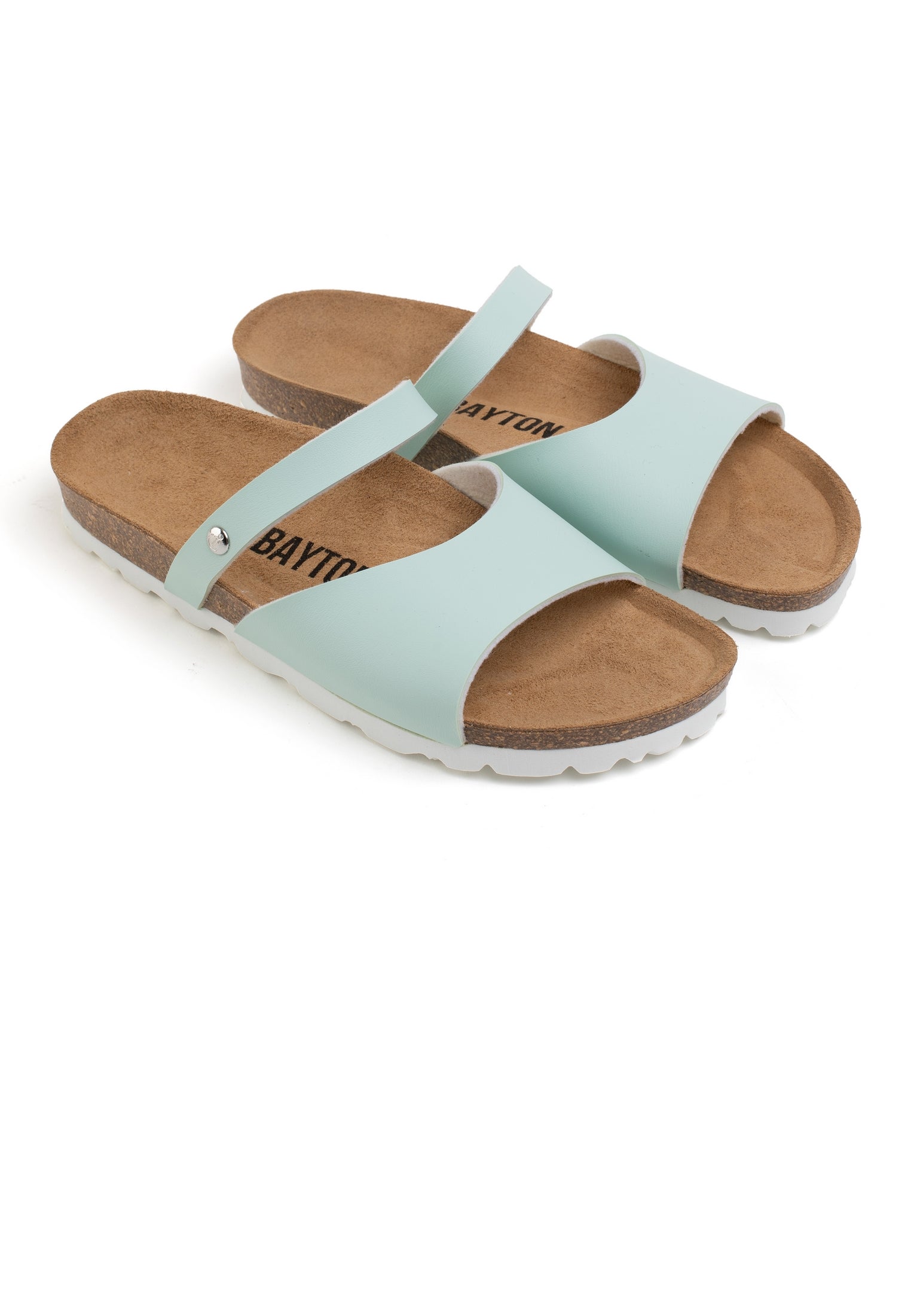 Marina Pastel Green 2 Strap Sandals